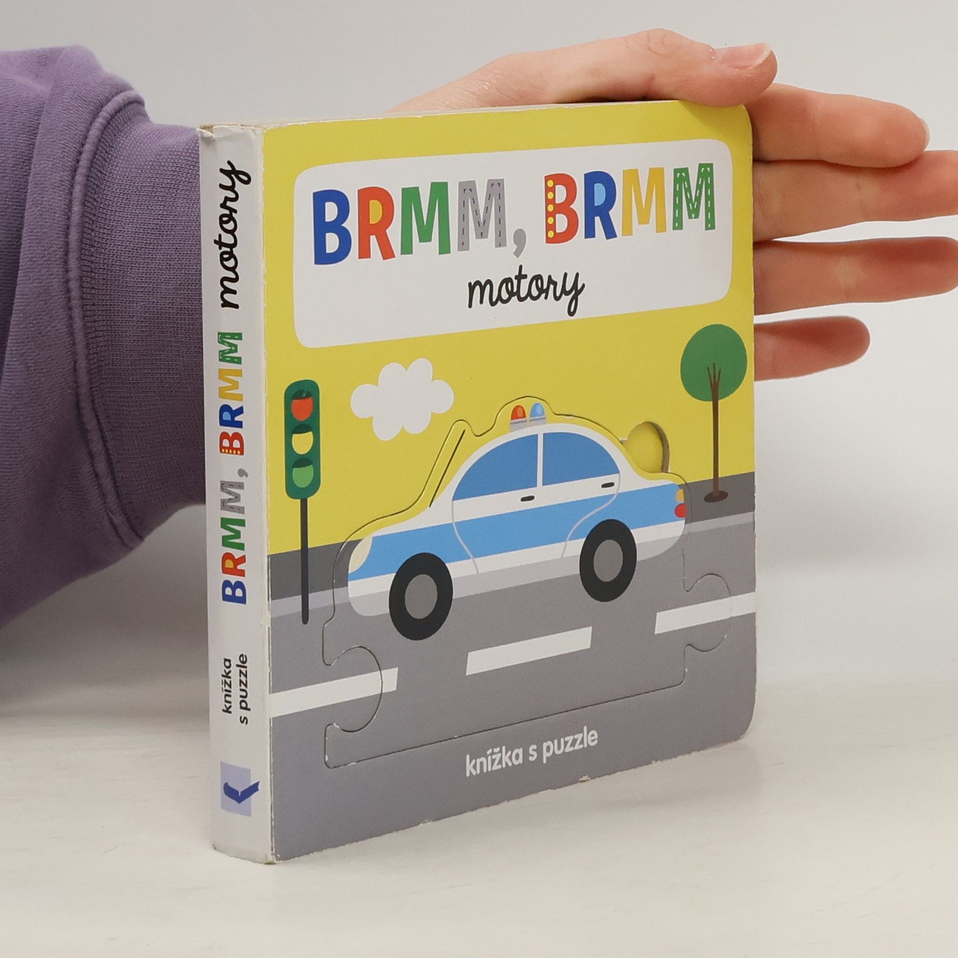 Brmm, brmm motory - Knížka s puzzle