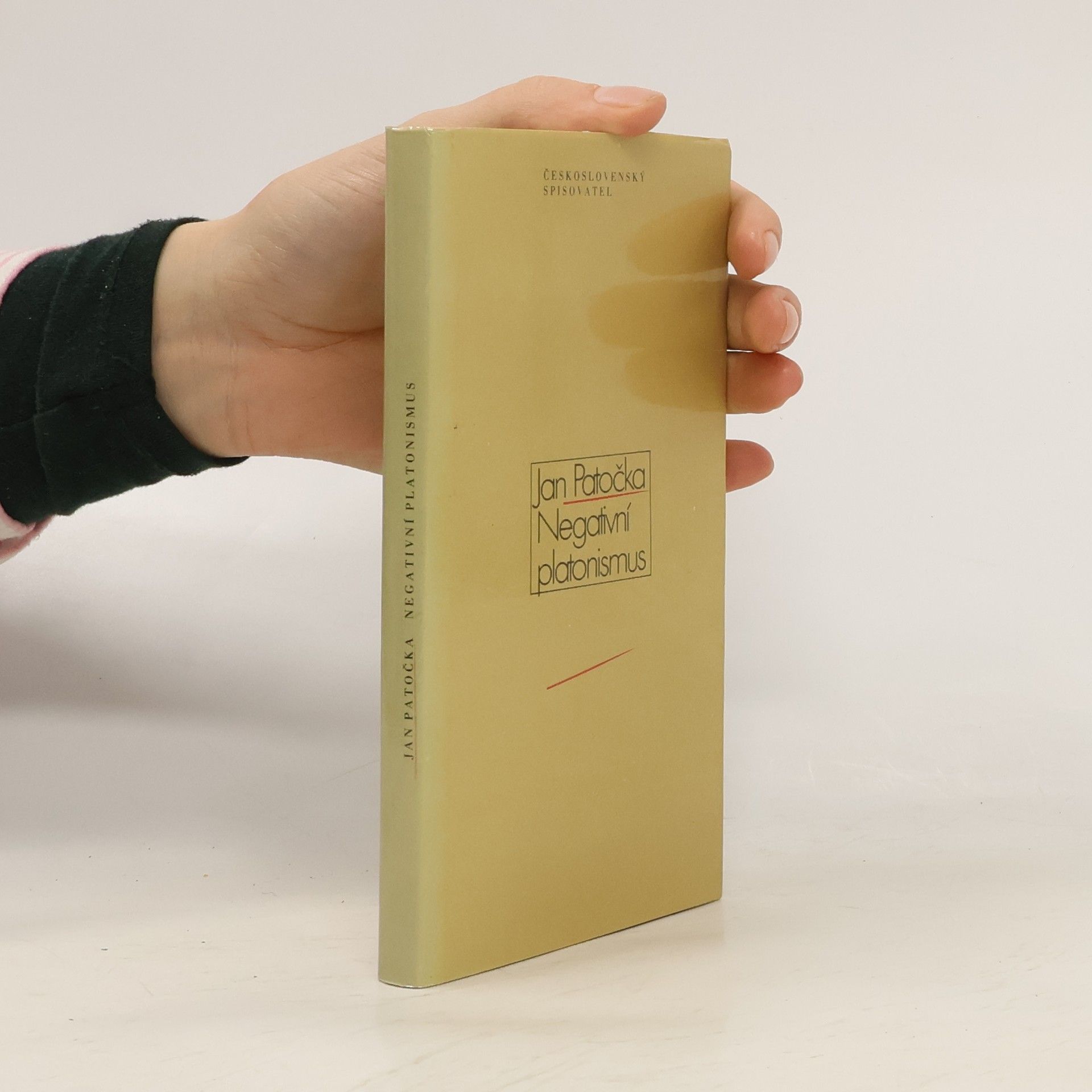 Jan Patočka Negativní platonismus