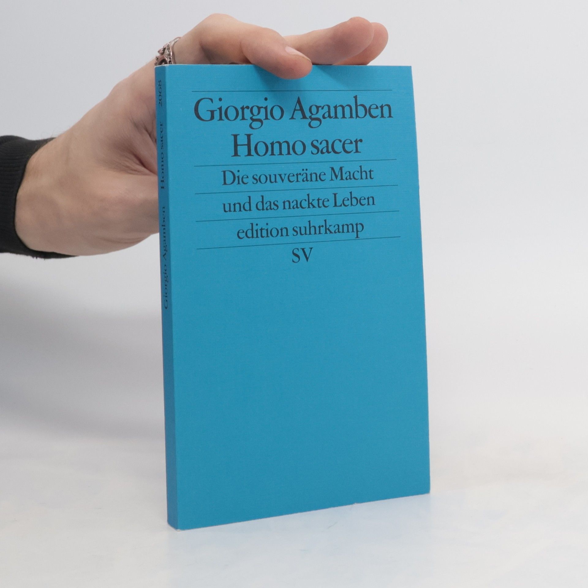 Giorgio Agamben Homo sacer 1