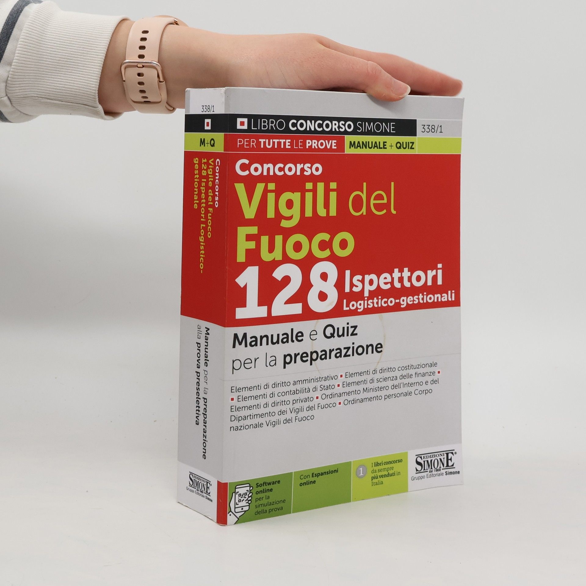 Auteurscollectief Libro Concorso Simone - 338/1: Concorso Vigili del Fuoco 128 Ispettori Logistico-gestionali