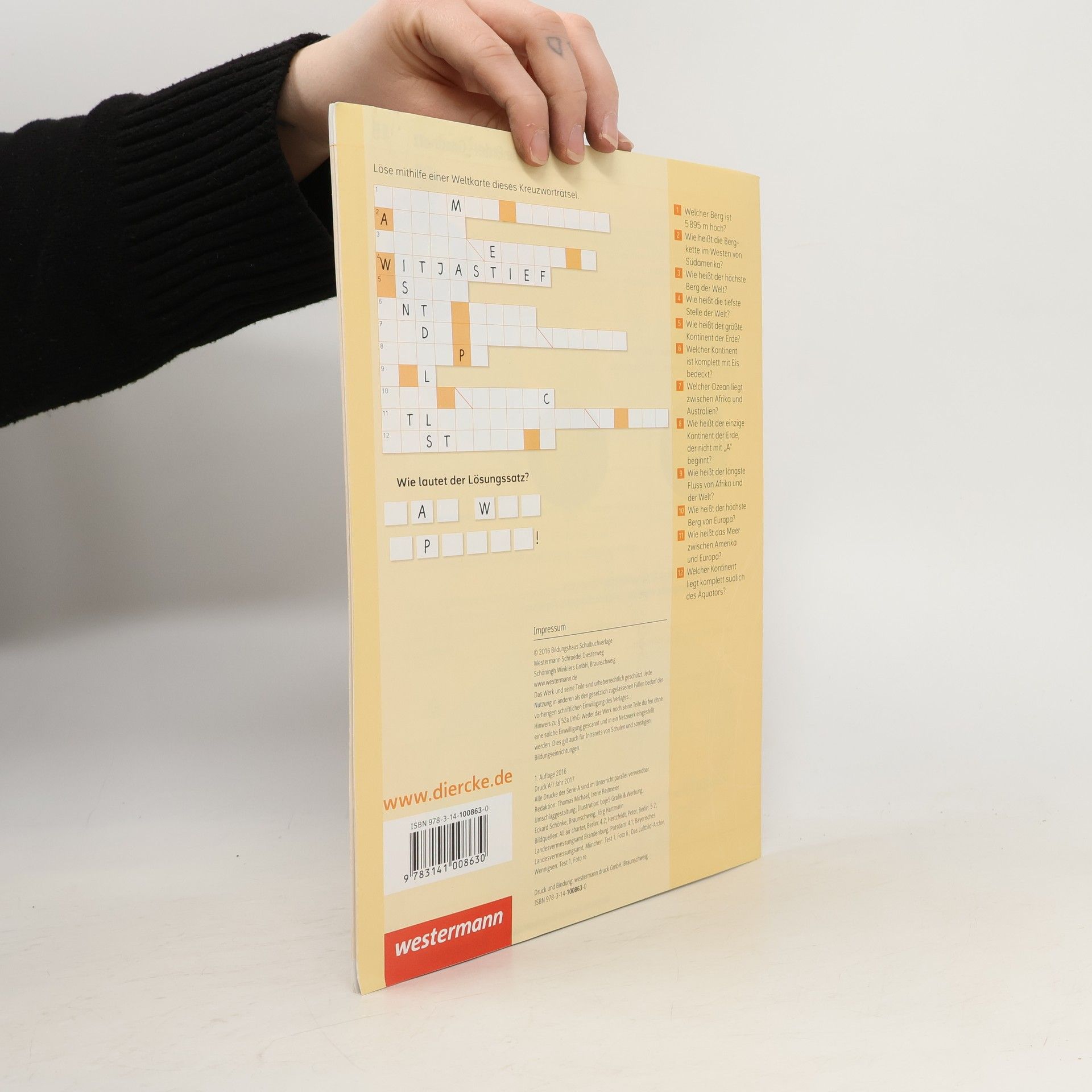 Autorenkollektiv Diercke 1x1 der Kartenarbeit