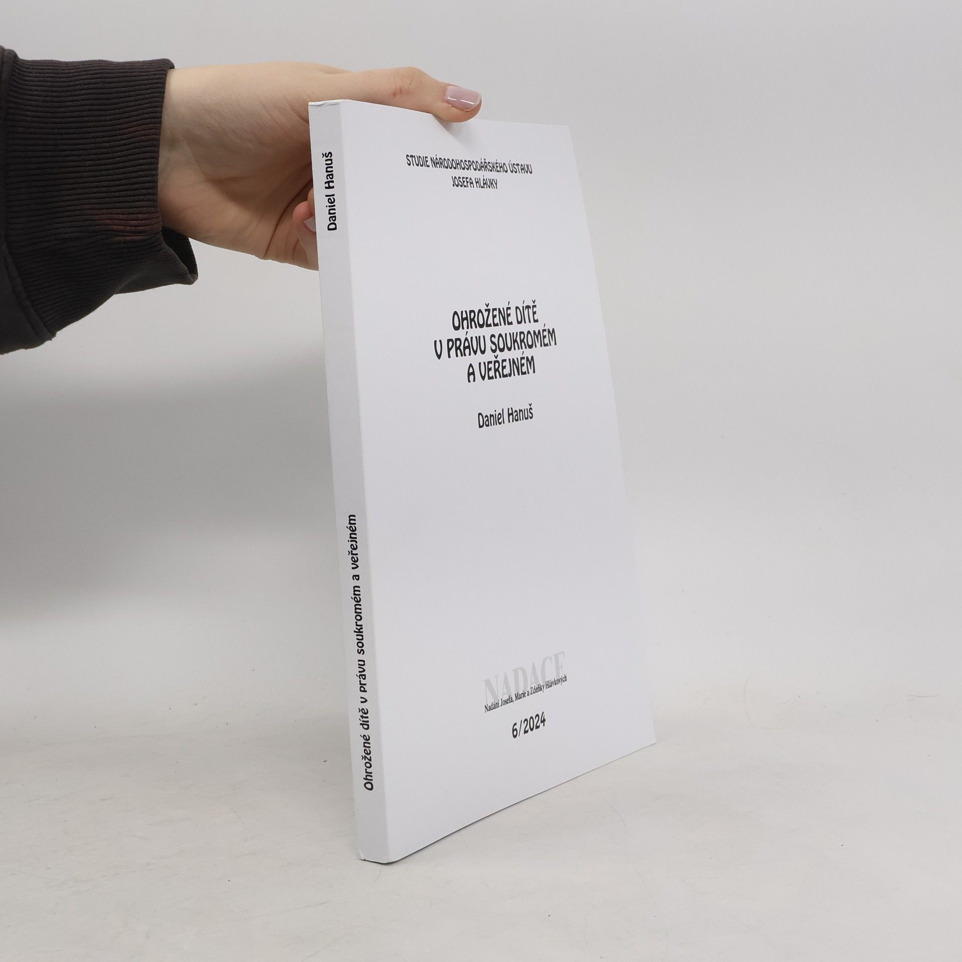 Studie Národohospodářského ústavu Josefa Hlávky - 6/2024: Ohrožené dítě v právu soukromém a veřejném