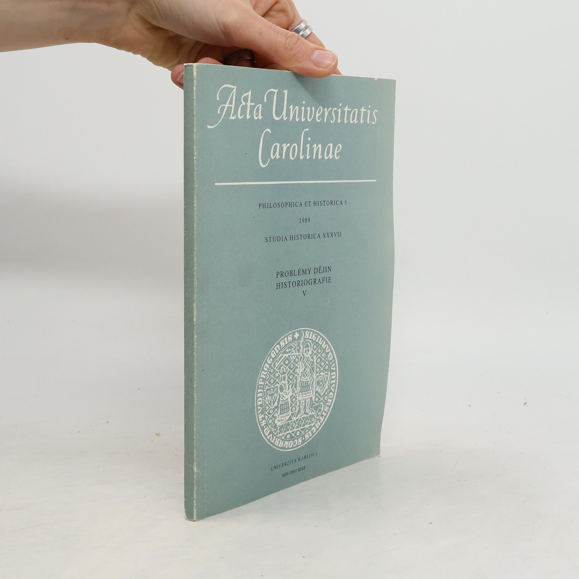 Collectif d'auteurs Acta Universitatis Carolinae 5/1989. XXXVII