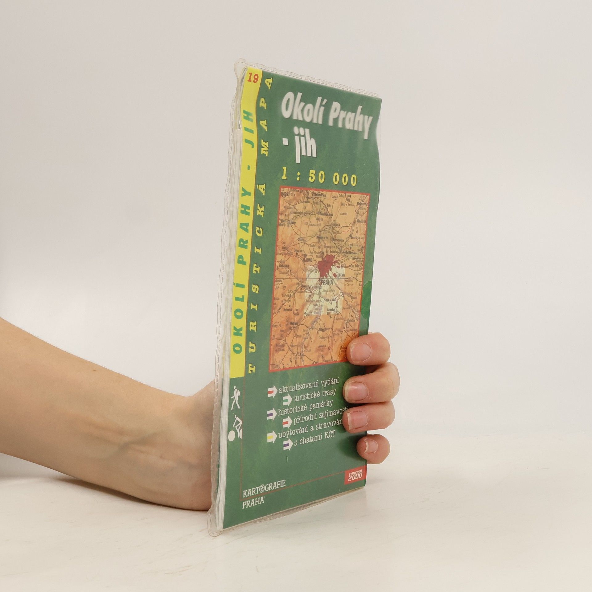 Various authors Okolí Prahy-jih : Turistická mapa. Měř. 1: 50 000