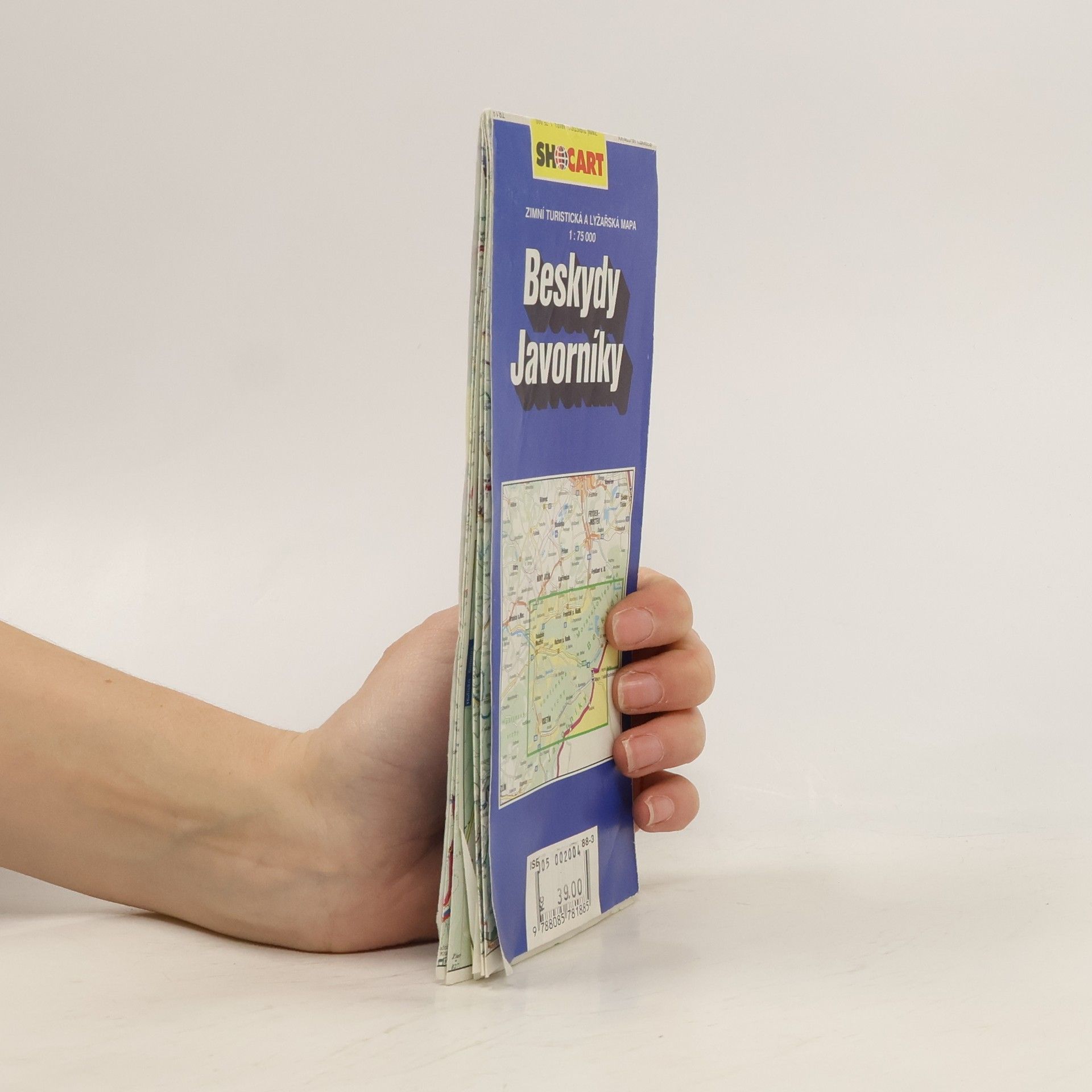 Autorenkollektiv Beskydy. Javorníky. Zimní turistická a lyžařská mapa