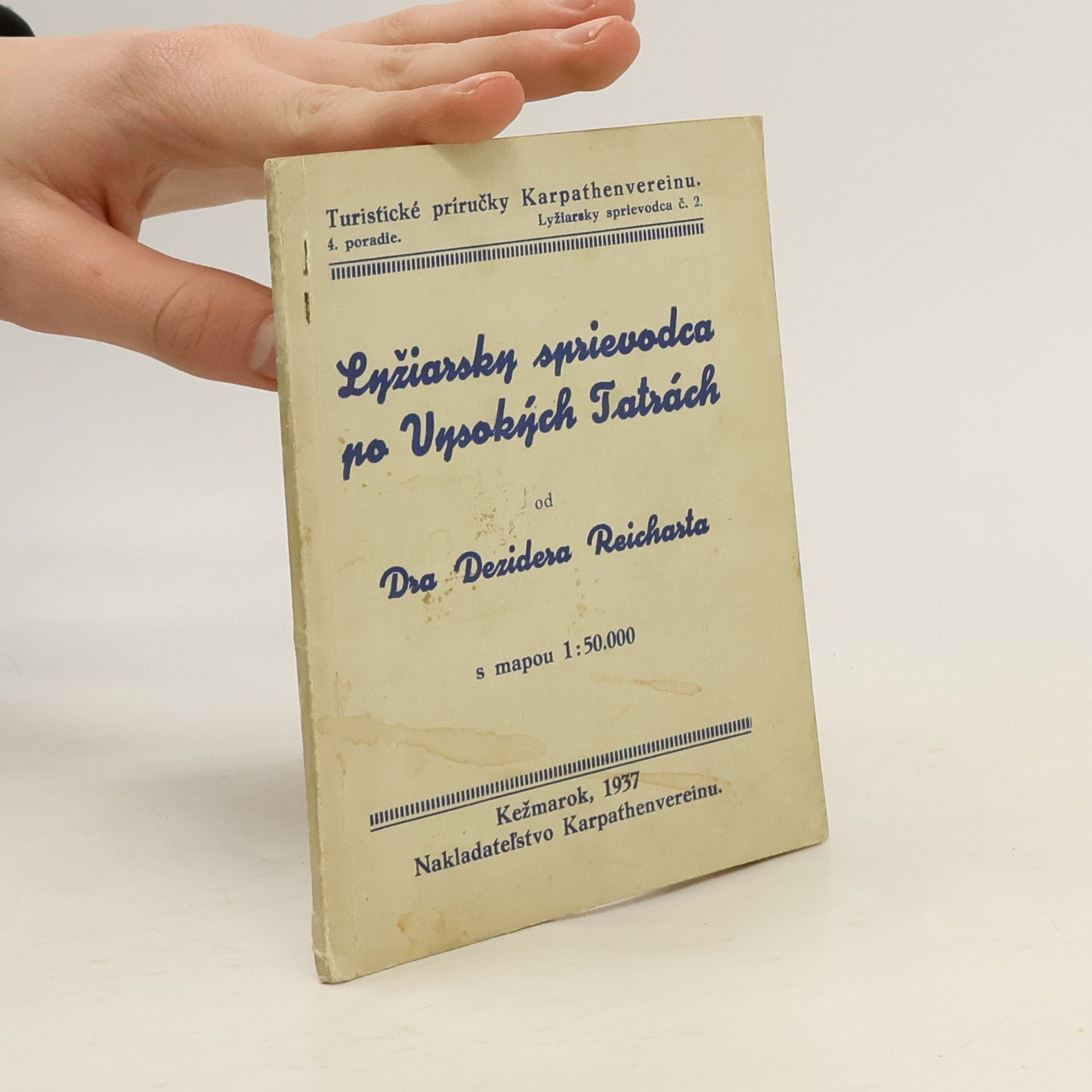 Collectif d'auteurs Lyžiarsky sprievodca po Vysokých Tatrách