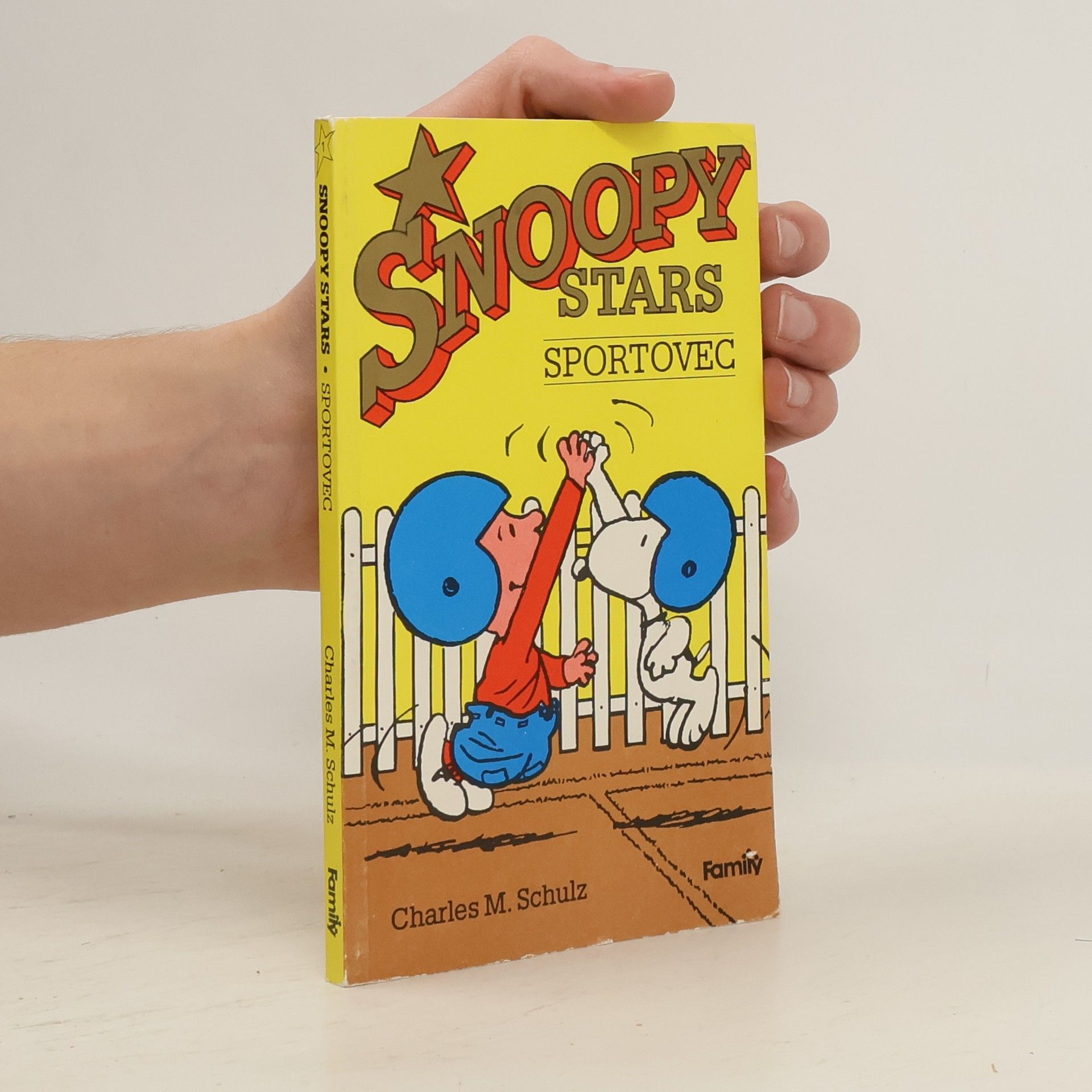 Charles M. Schulz Snoopy stars. Sportovec