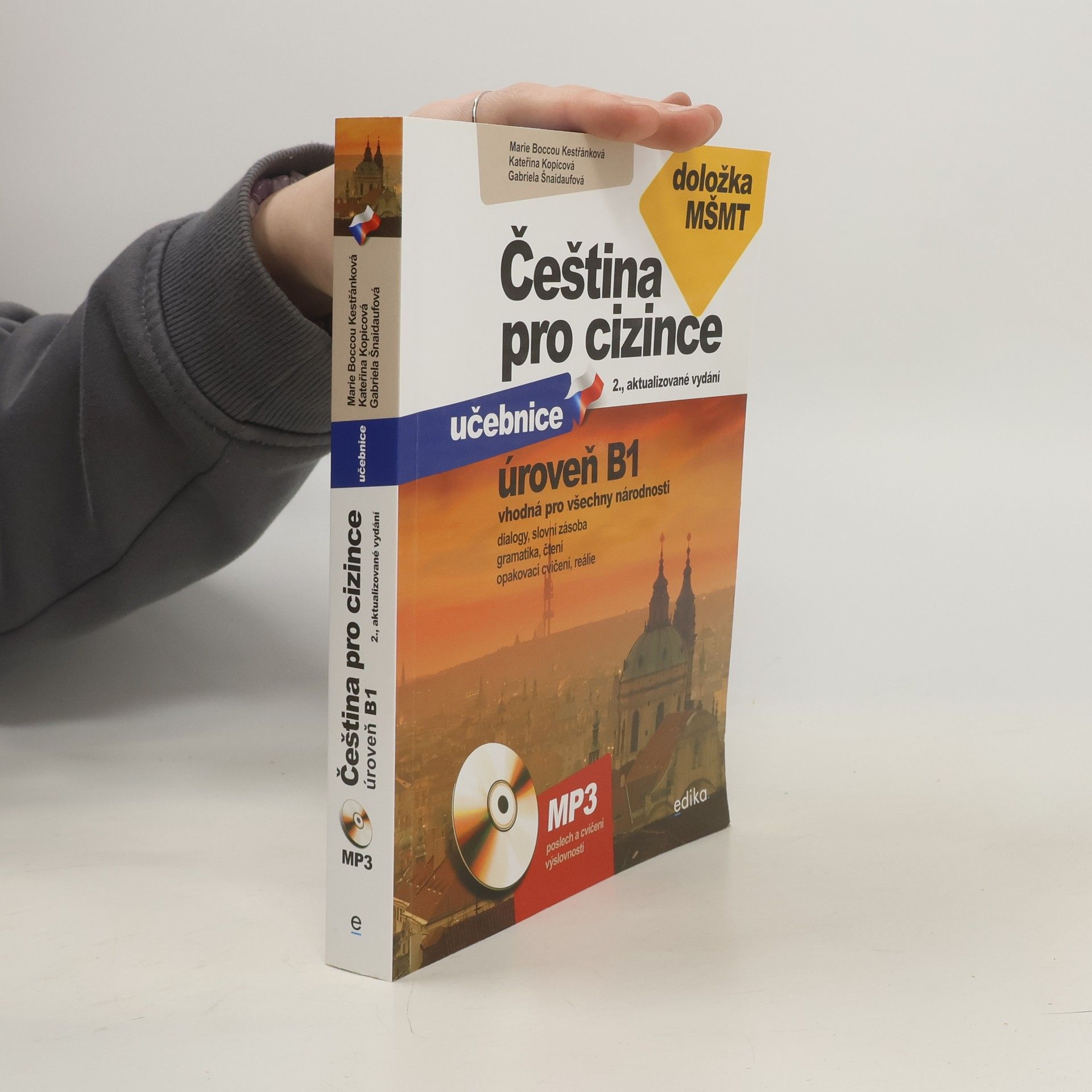 Marie Boccou Kestřánková Čeština pro cizince. Úroveň B1. Učebnice