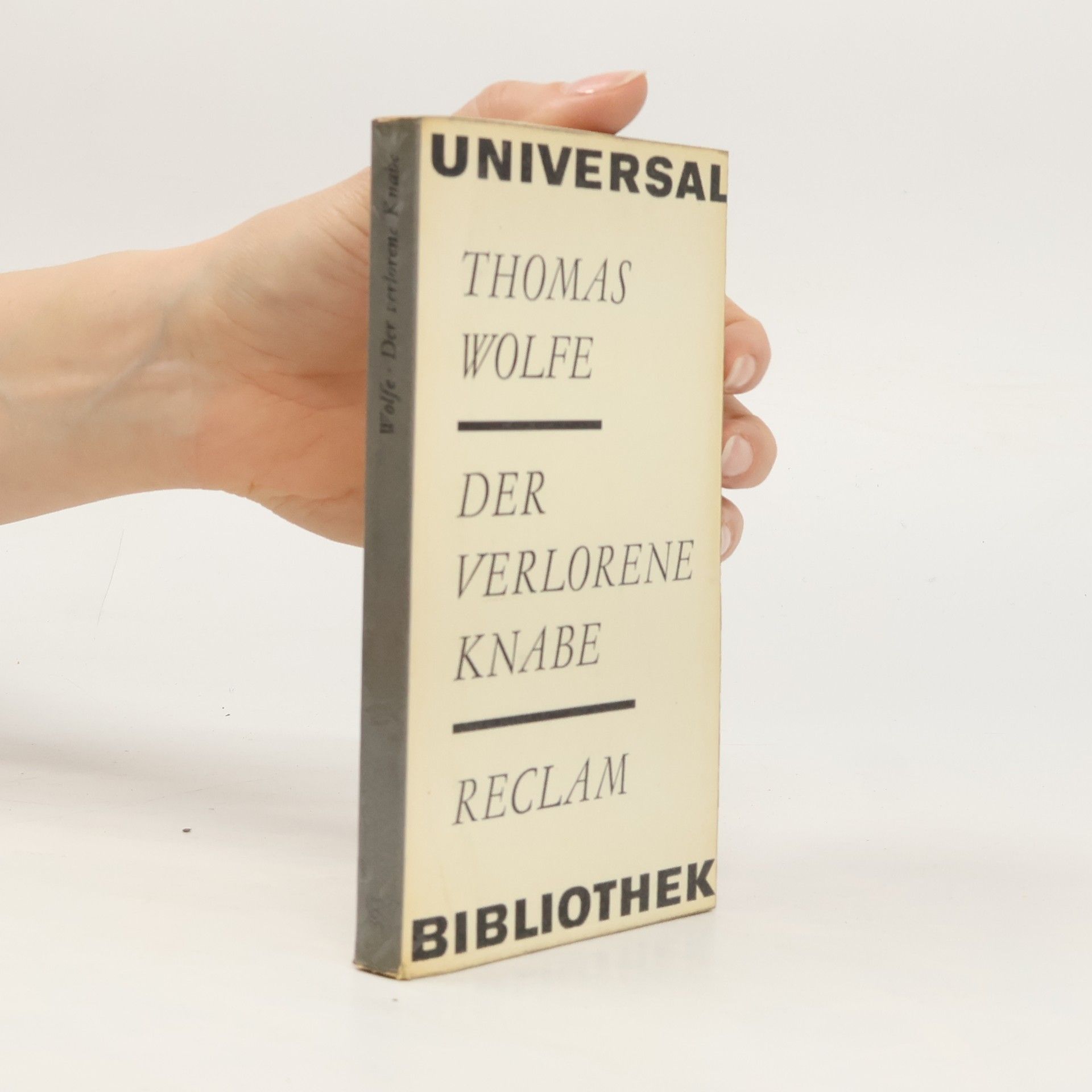 Thomas Wolfe Der verlorene Knabe