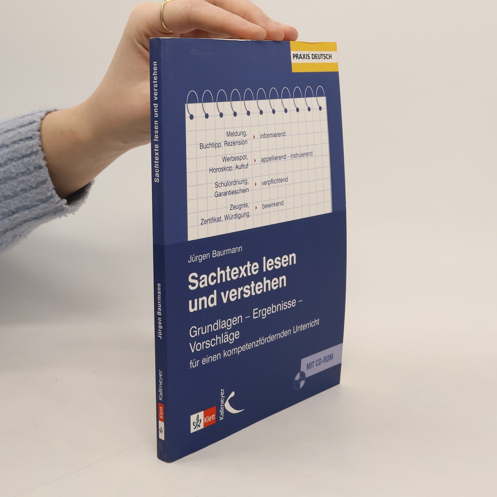 Jürgen Baurmann Sachtexte lesen und verstehen