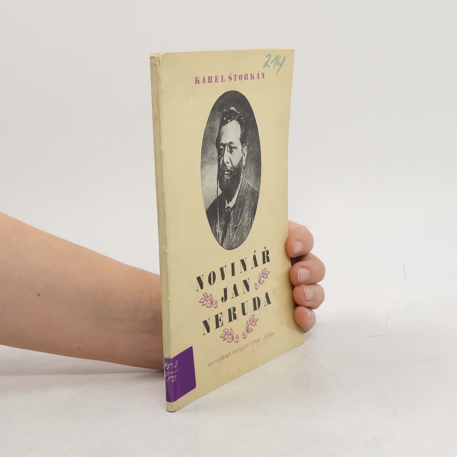 Karel Štorkán Novinář Jan Neruda