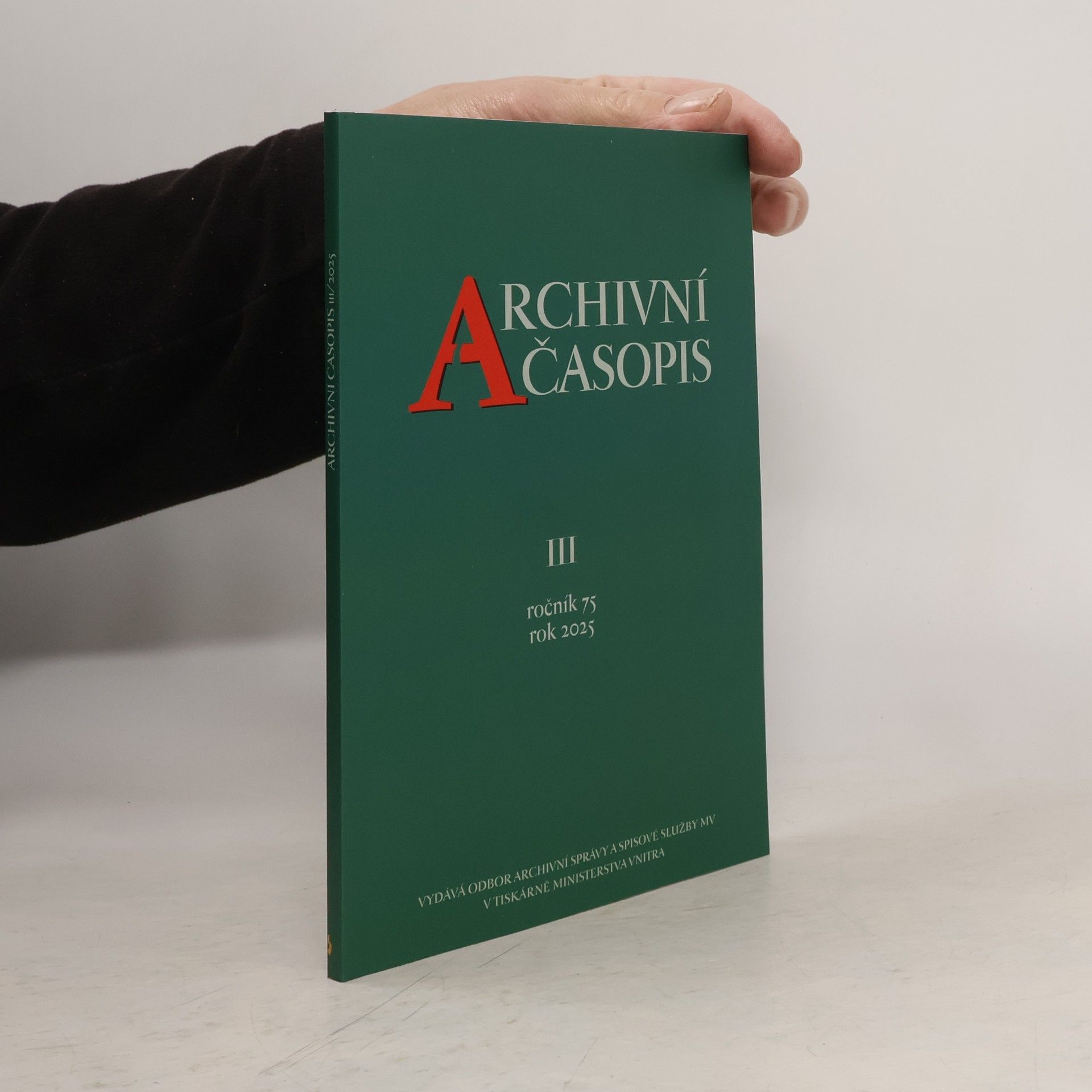 Kolektiv autorů Archivní časopis 3/2025