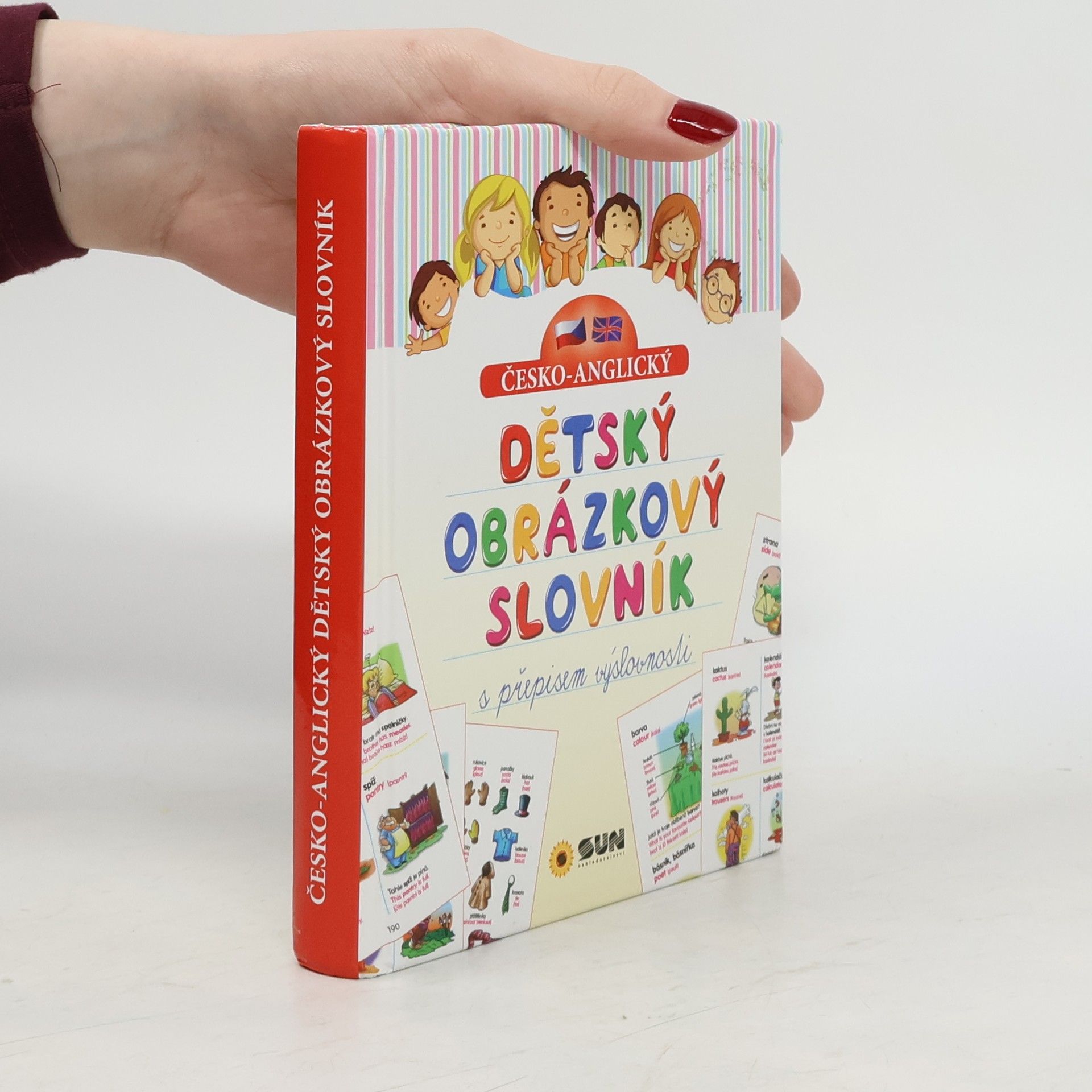 Česko-anglický dětský obrázkový slovník