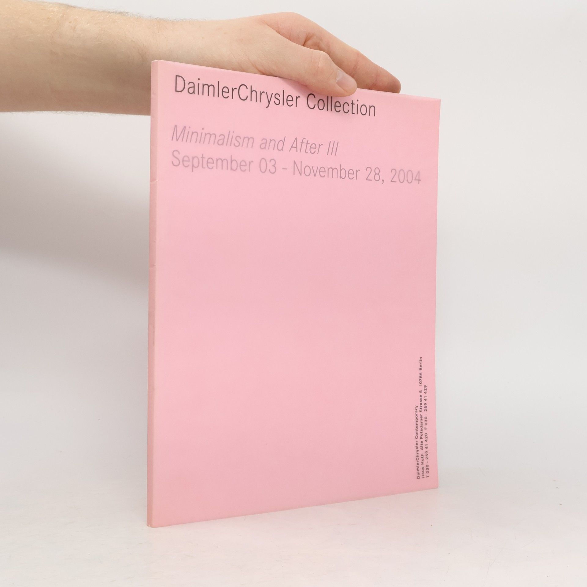 Autorenkollektiv Minimalism and After III