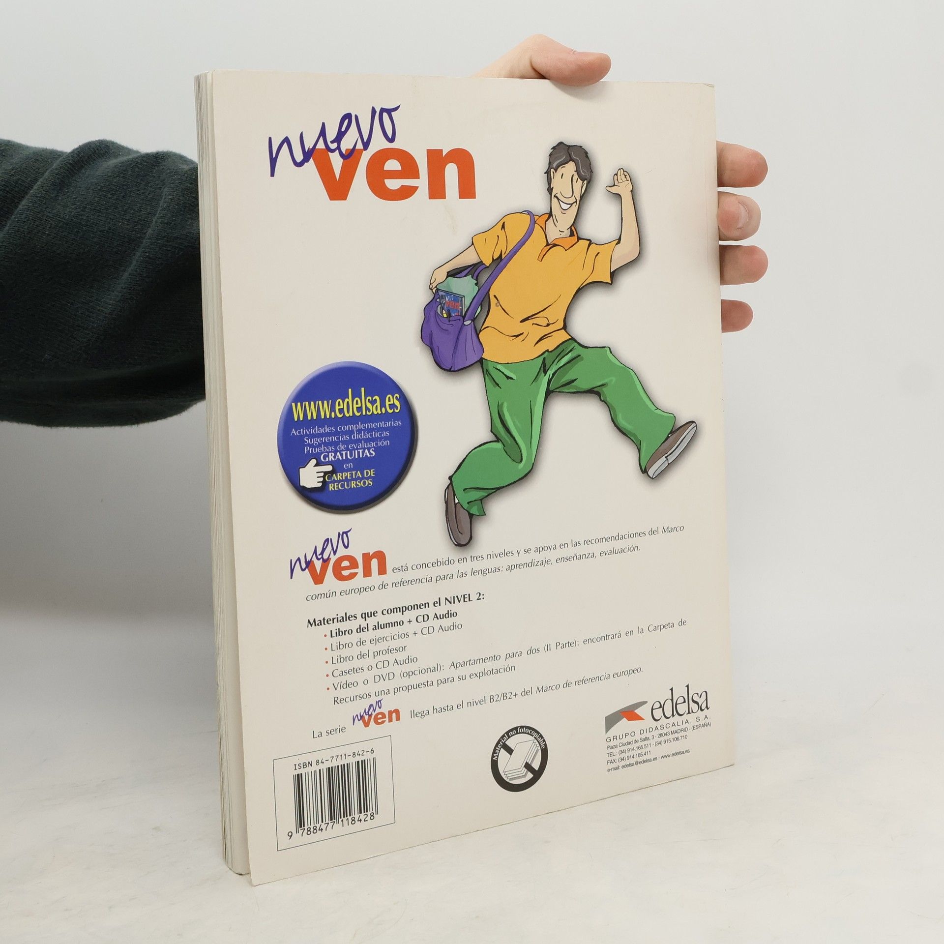 Autores varios Nuevo Ven 2. Libro del alumno: Espanol lengua extranjera