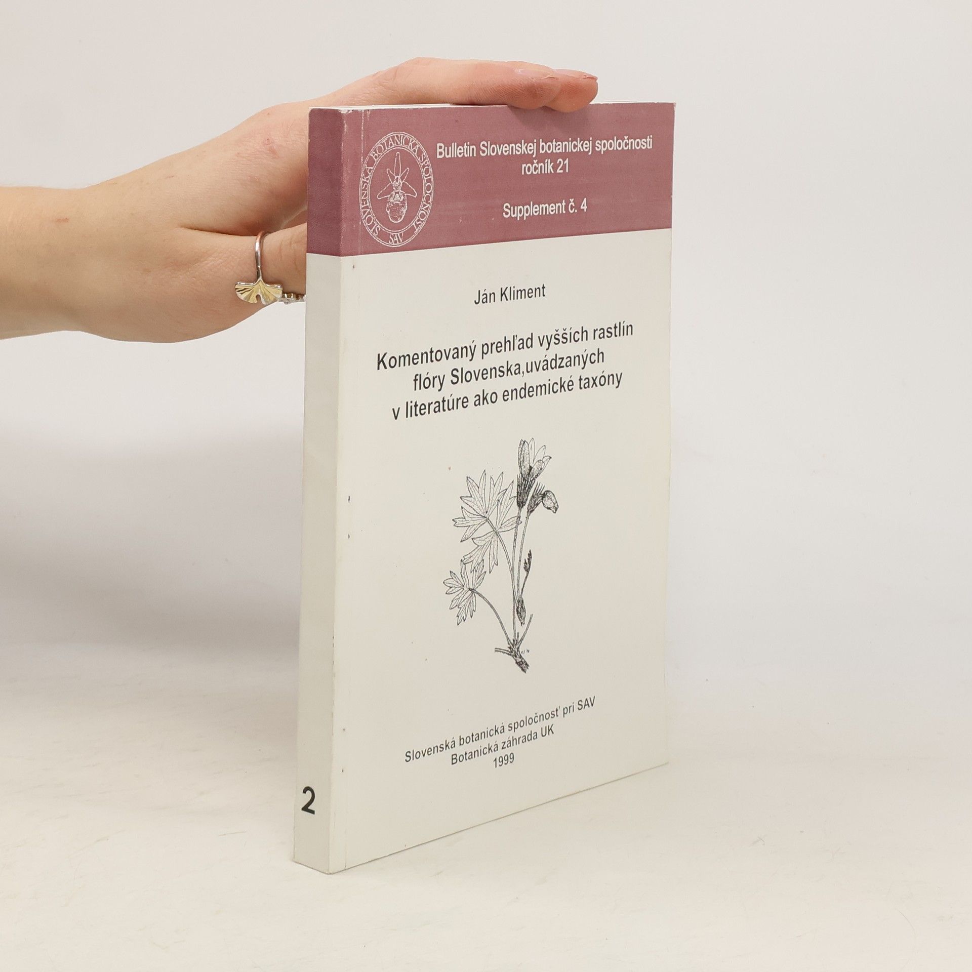 Komentovaný prehľad vyšších rastlín flóry Slovenska, uvádzaných v literatúre ako endemické taxóny