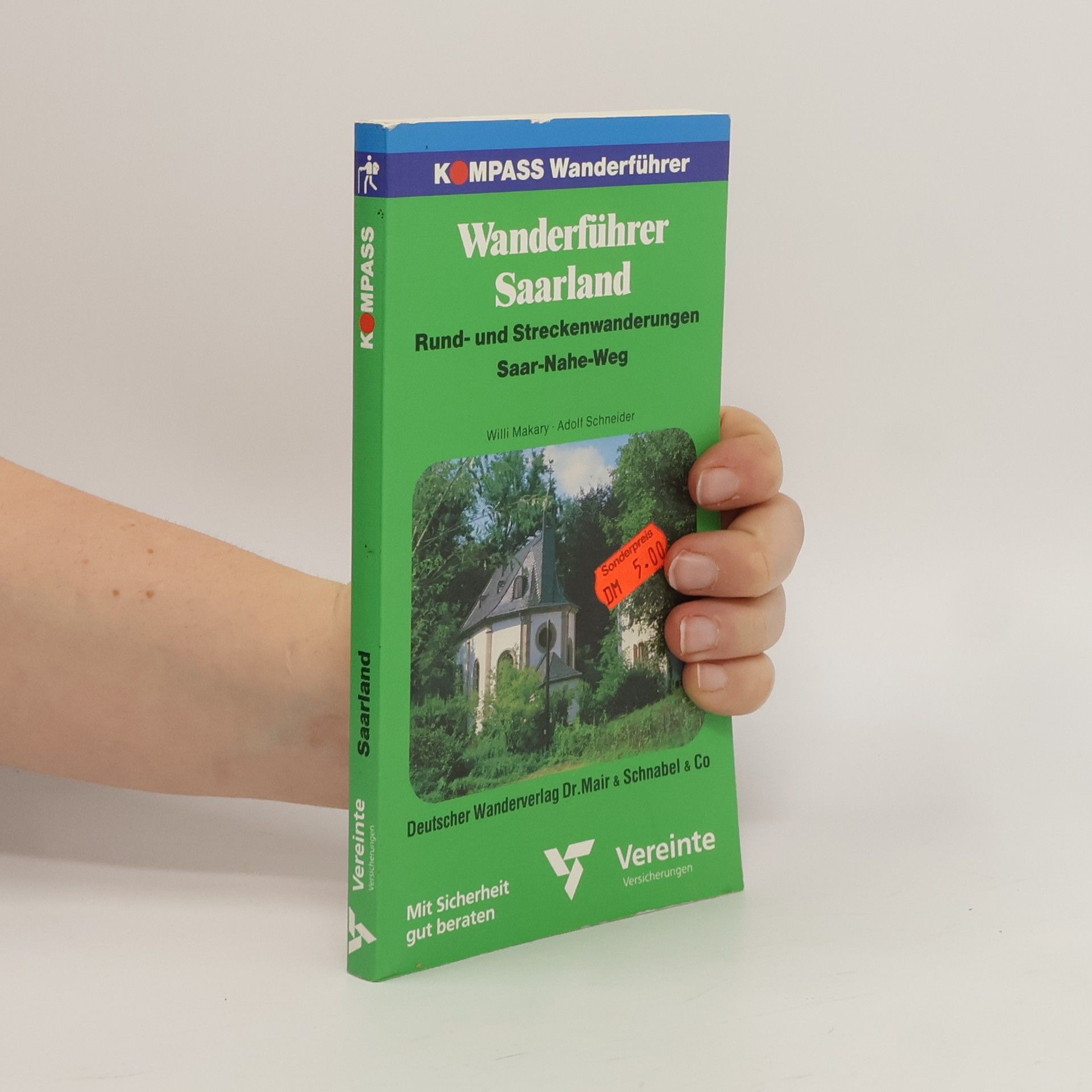 Kompass Wanderführer, Saarland mit Saar-Nahe-Weg