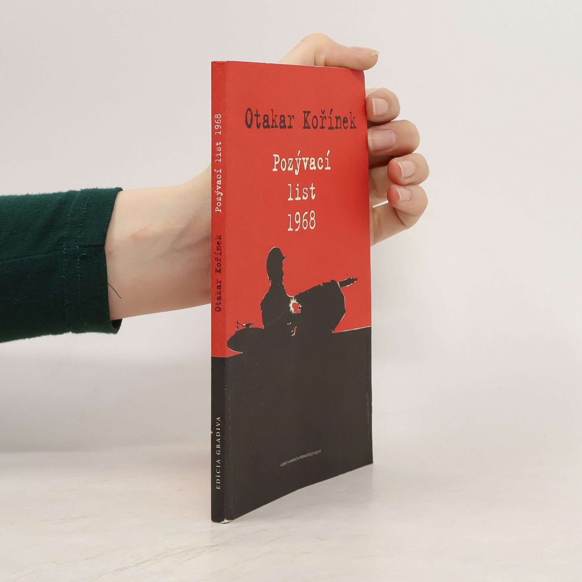 Otakar Kořínek Pozývací list 1968