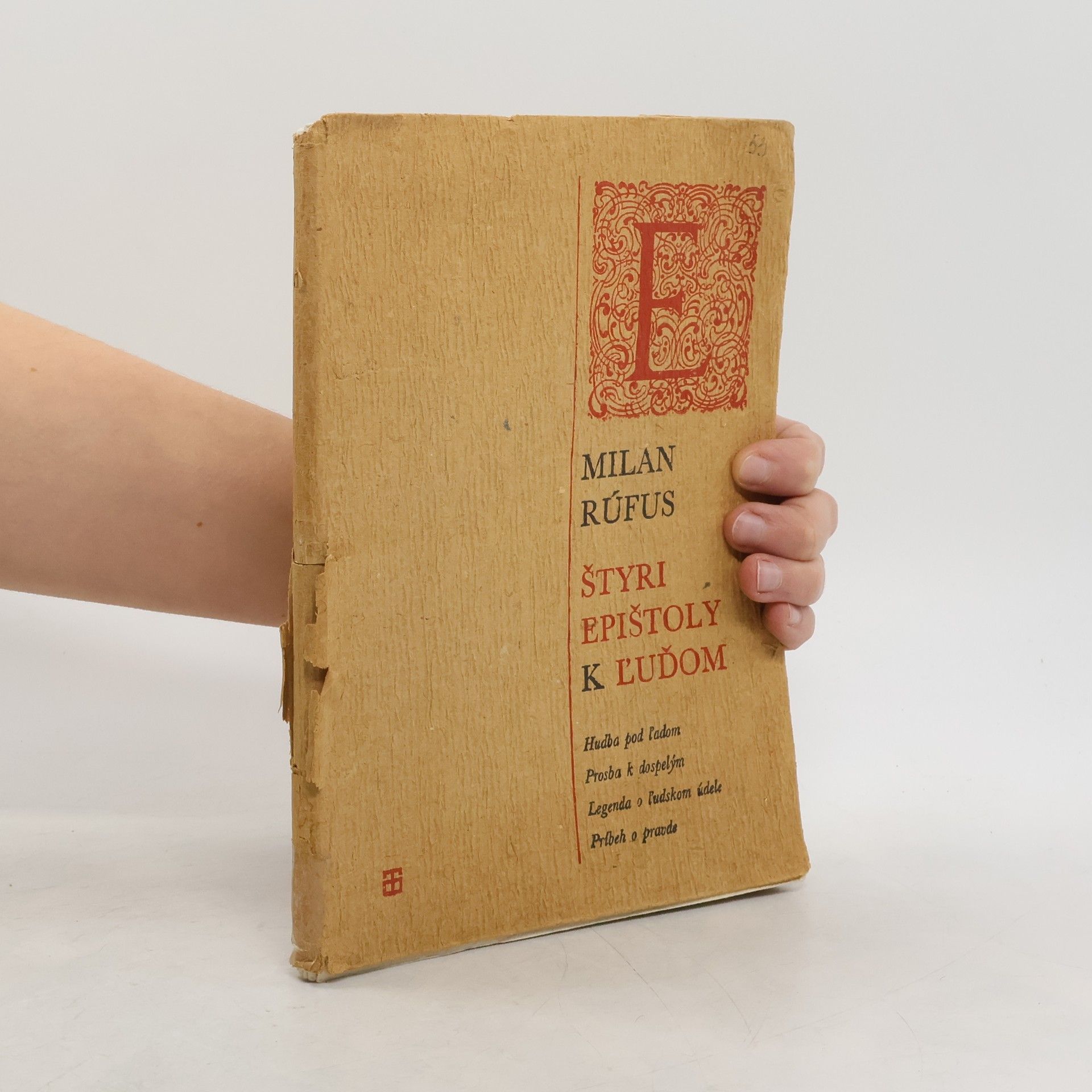 Milan Rúfus Štyri epištoly k ľuďom