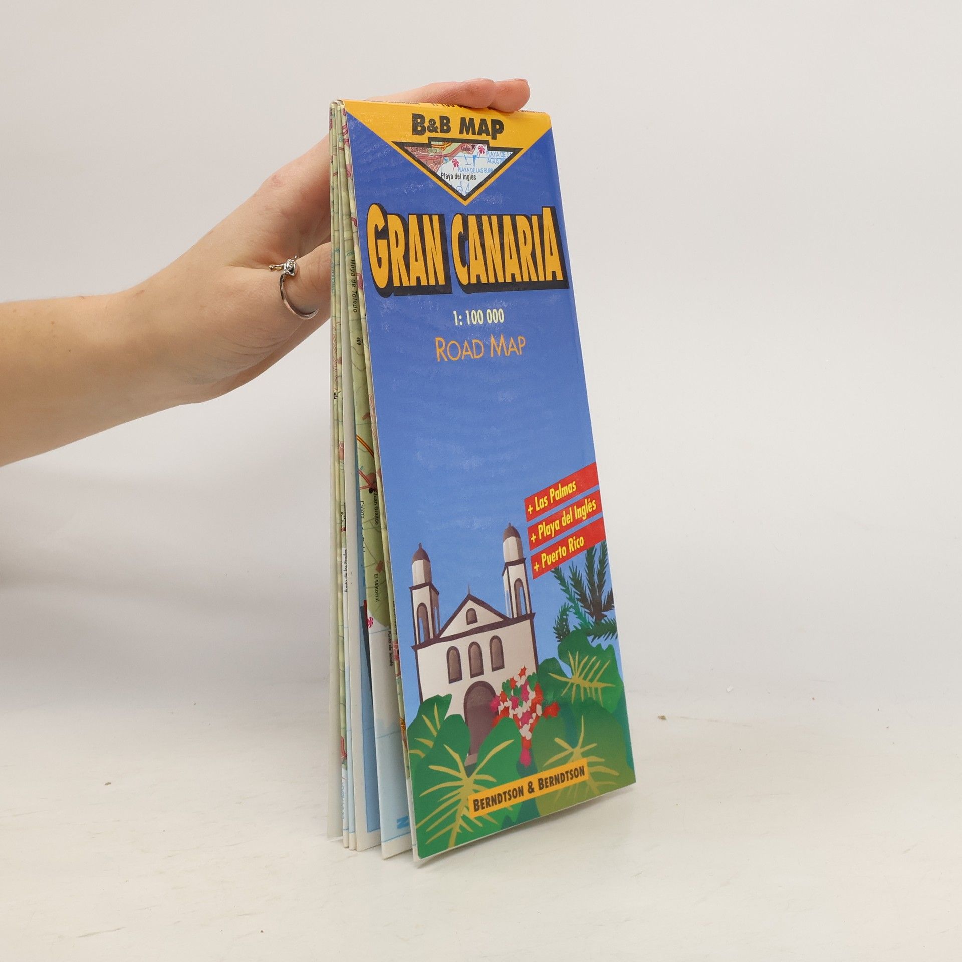 Treaty Oak B&B Road Maps: Berndtson & Berndtson Gran Canaria Map