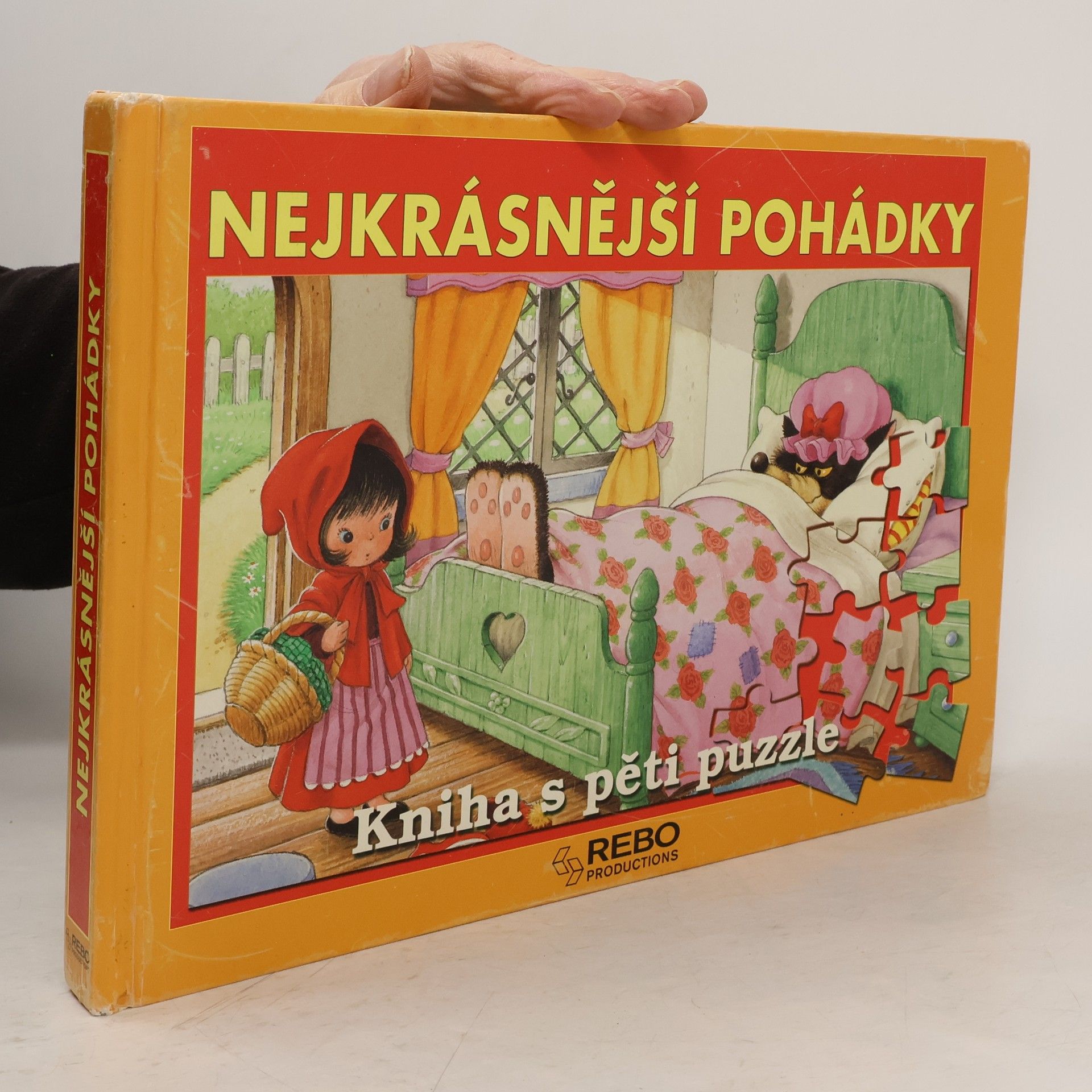 Nejkrásnejší pohádky: Kniha s pěti puzzle