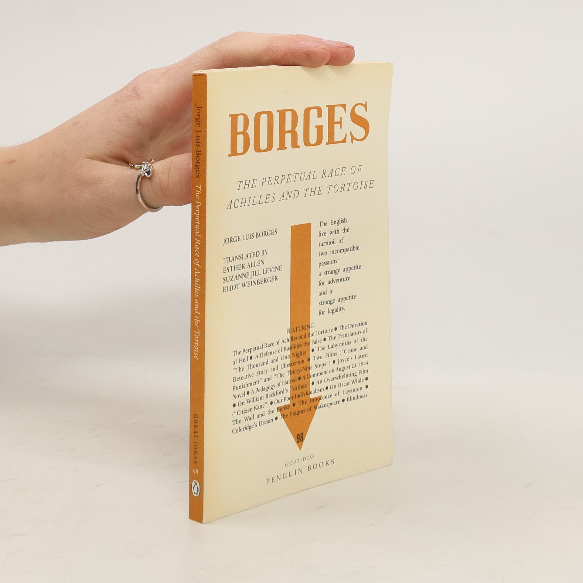 Jorge Luis Borges The Perpetual Race of Achilles and the Tortoise