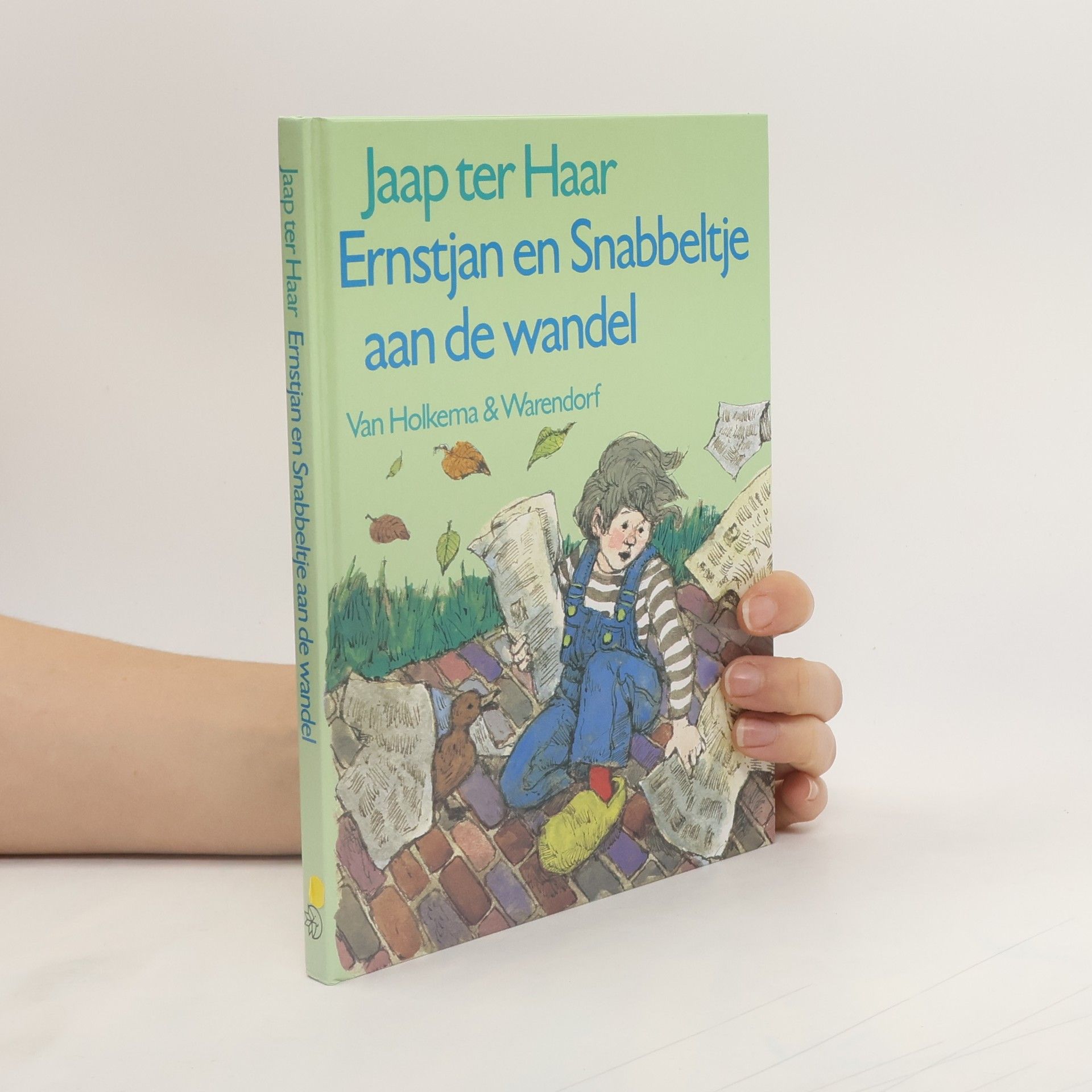 Ernstjan en Snabbeltje aan de wandel