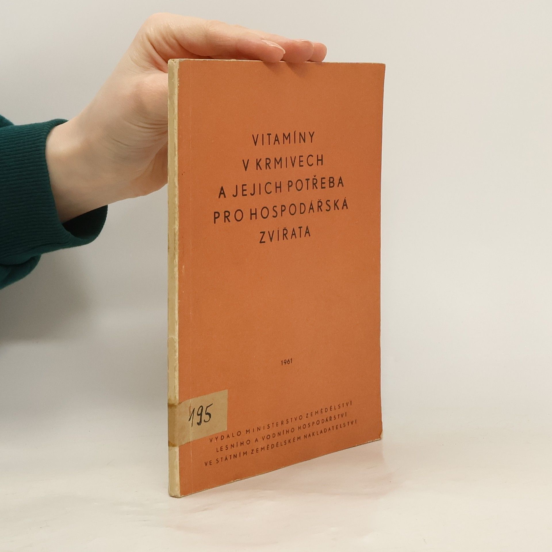 Collectif d'auteurs Vitamíny v krmivech a jejich potřeba pro hospodářská zvířata