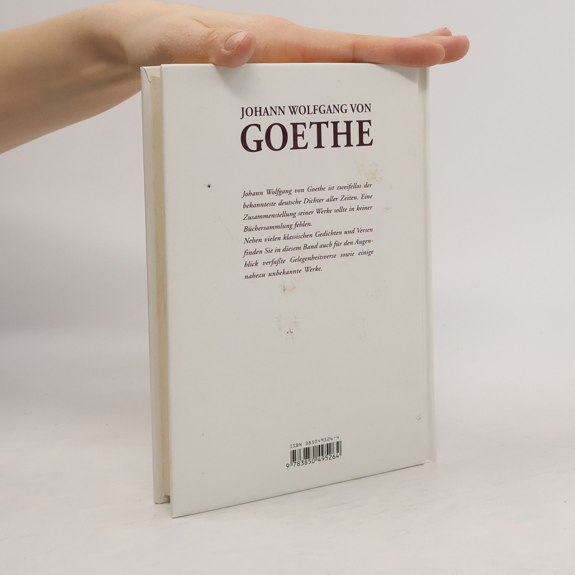 Johann Wolfgang von Goethe Klassische Gedichte und nahezu unbekannte Werke.