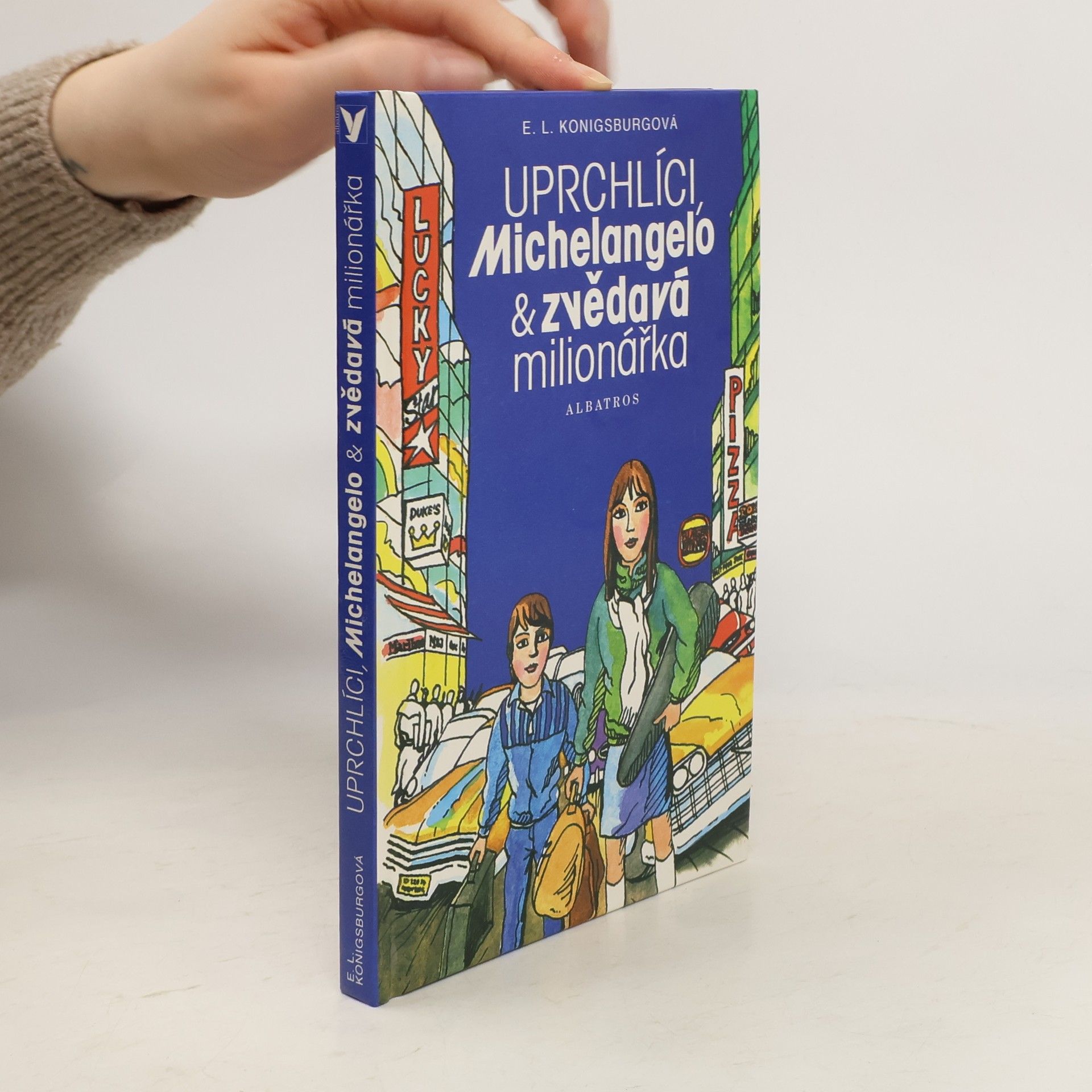 E. L. Konigsburg Uprchlíci, Michelangelo a zvědavá milionářka