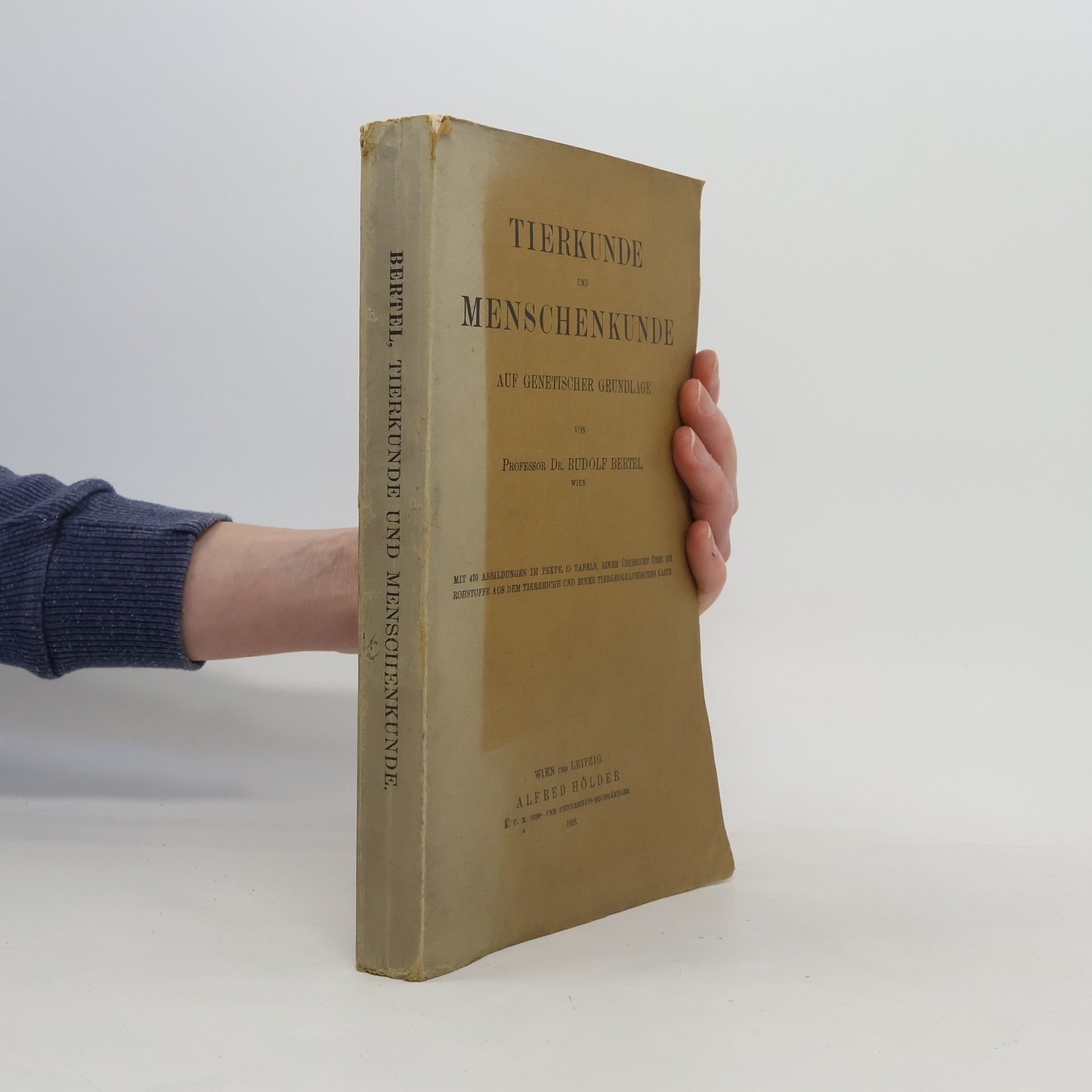 Rudolf Bertel Tierkunde und Menschenkunde auf genetischer Grundlage