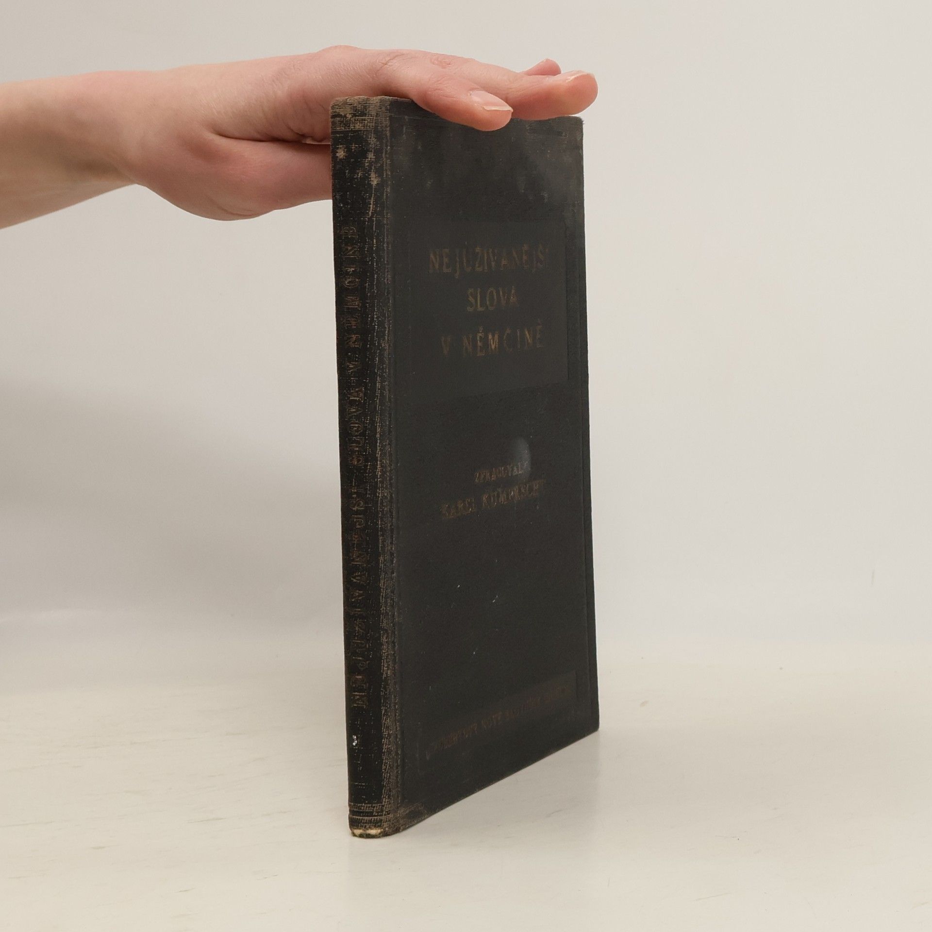 Hugo Bakonyi Nejužívanější slova v němčině srovnaná v sestupném pořadí podle jejich užívanosti a důležitosti