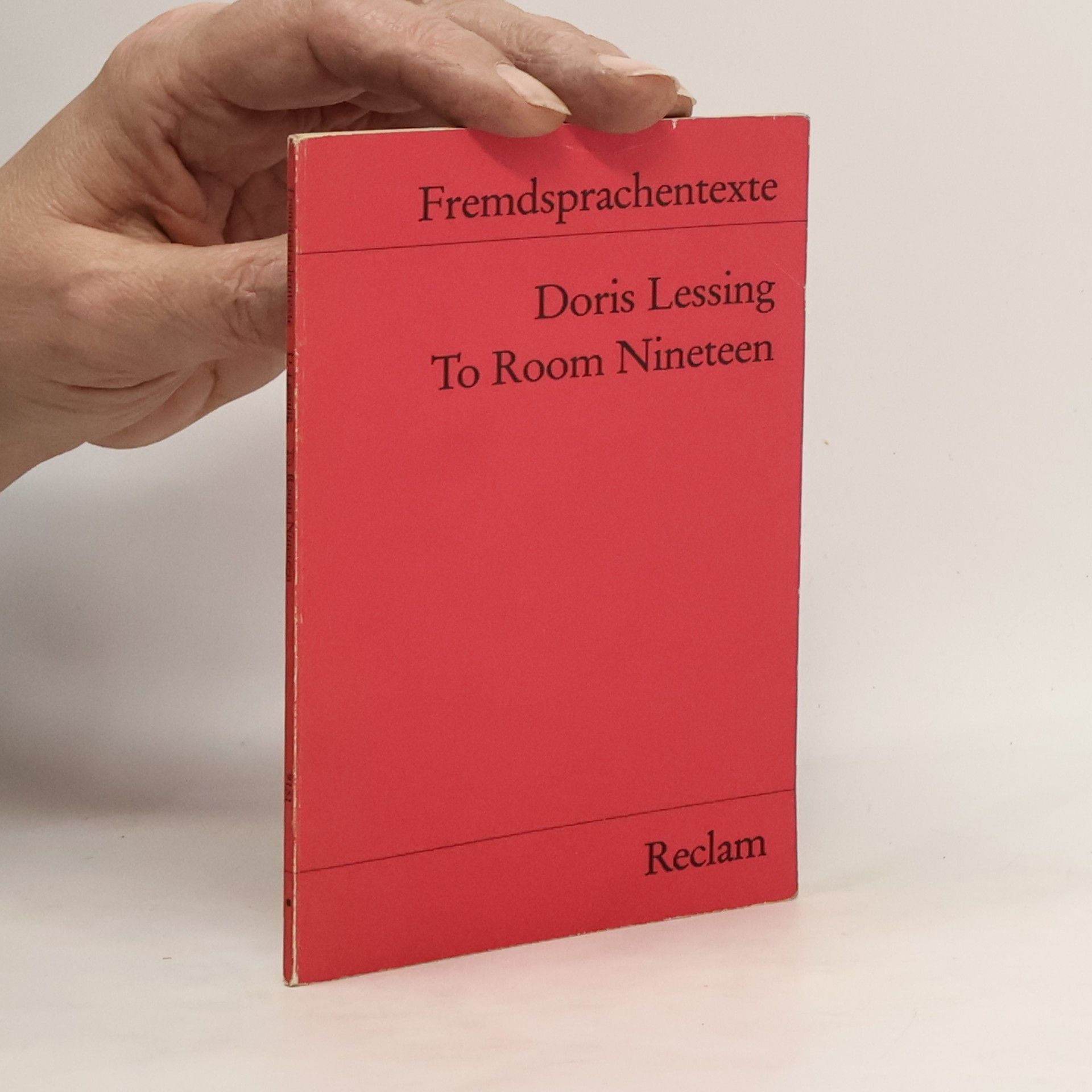 Doris Lessing To Room Nineteen