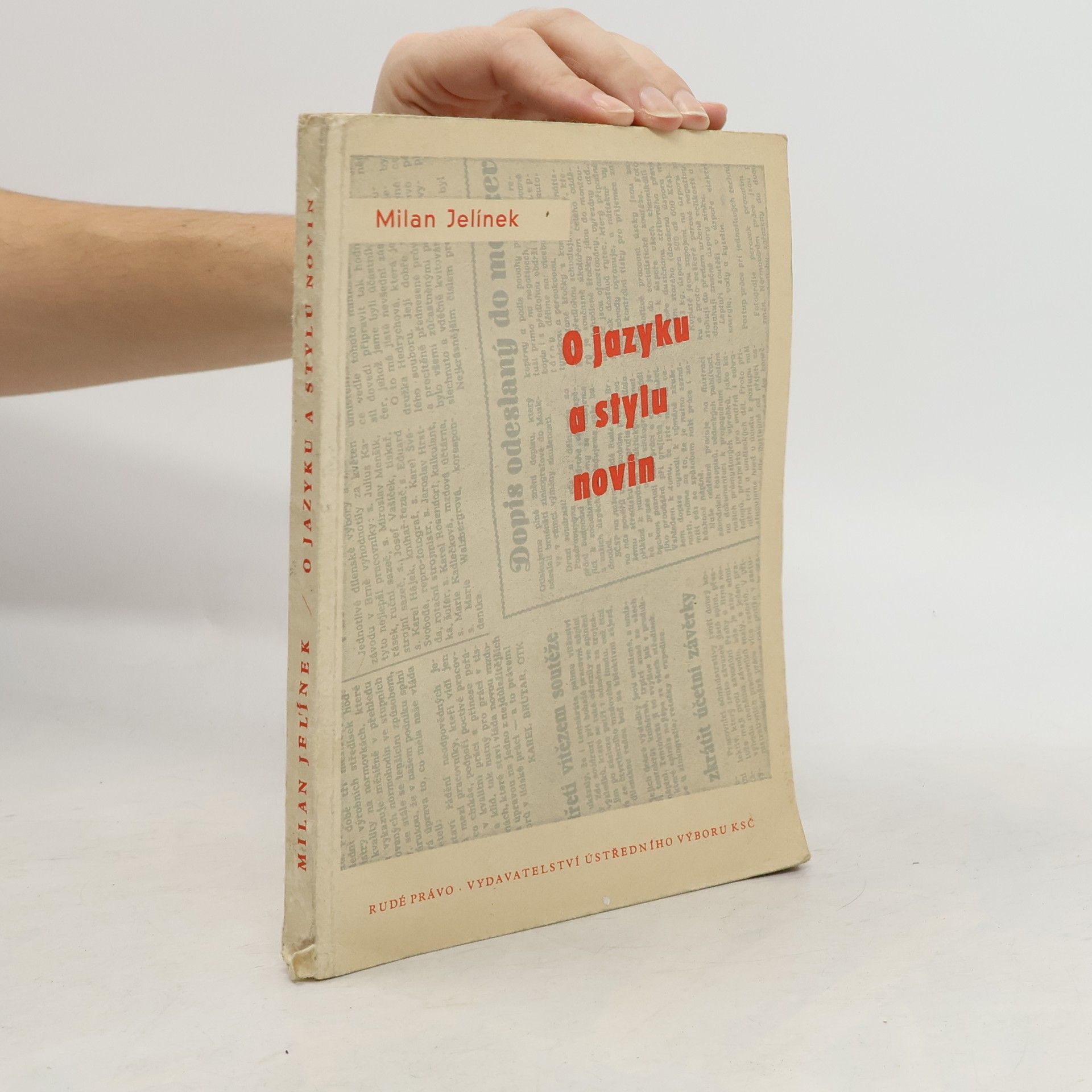 Milan Jelínek O jazyku a stylu novin