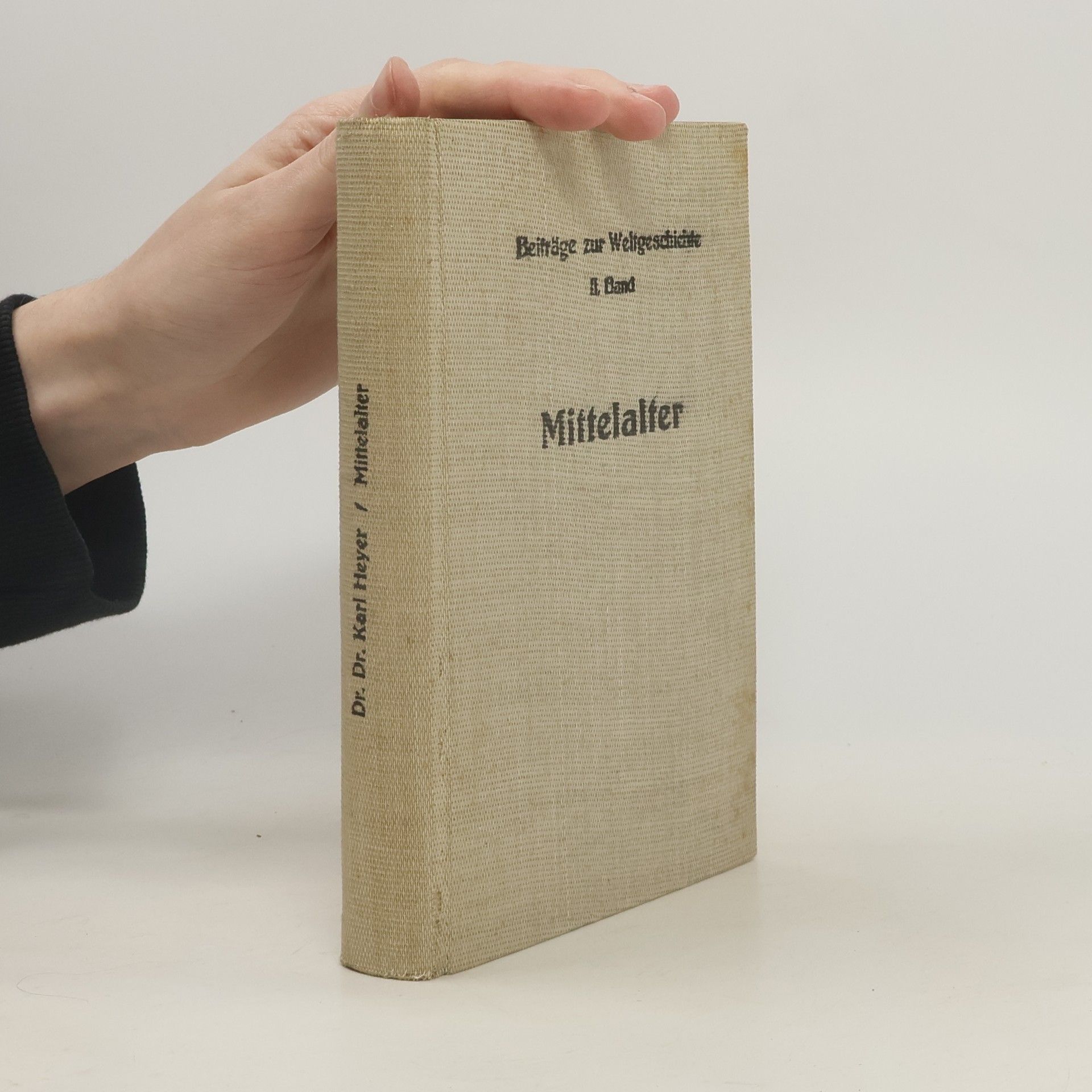 Karl. Meyer Mittelalters