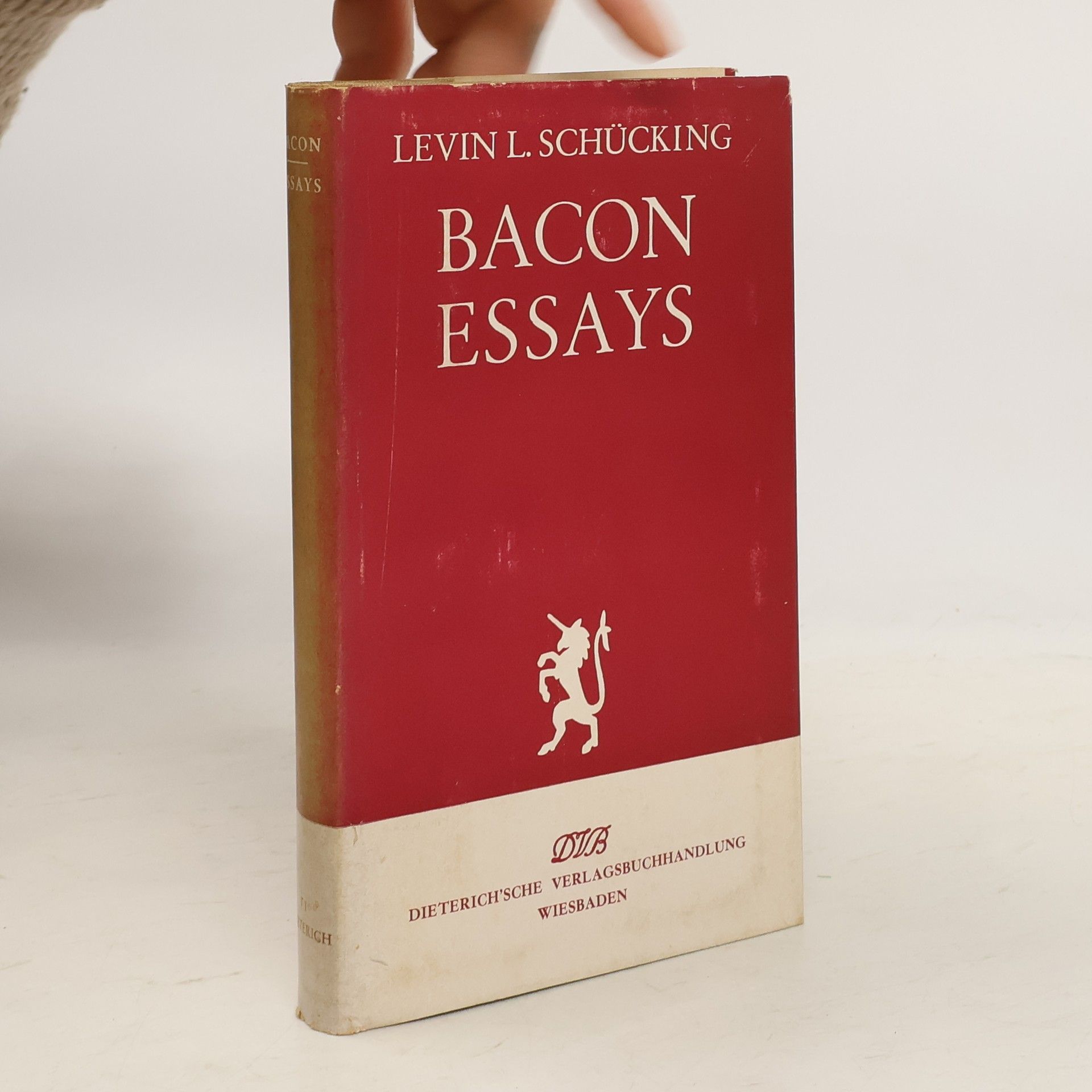 Levin L. Schücking Bacon Essays