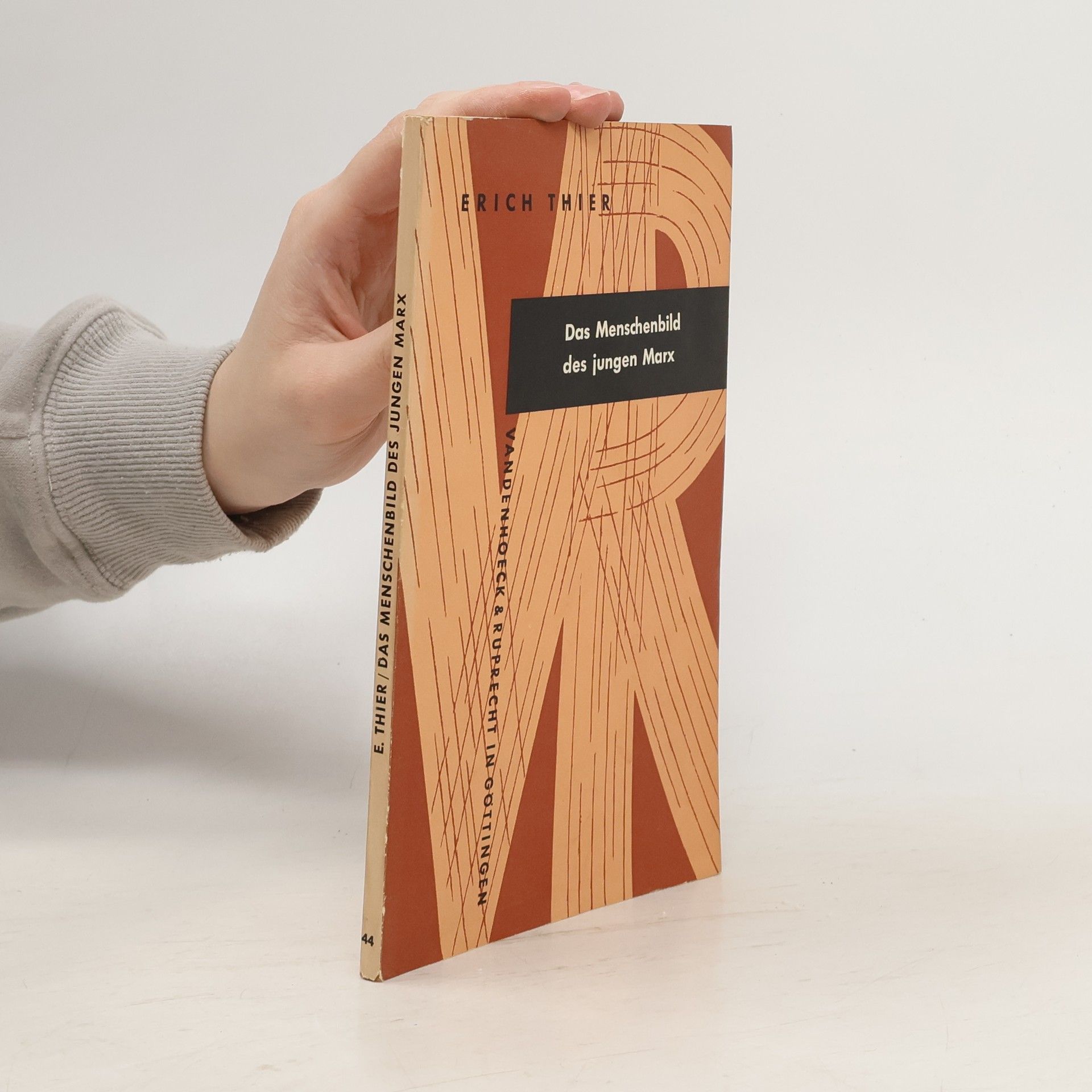 Erich Thier Das Menschenbild des jungen Marx