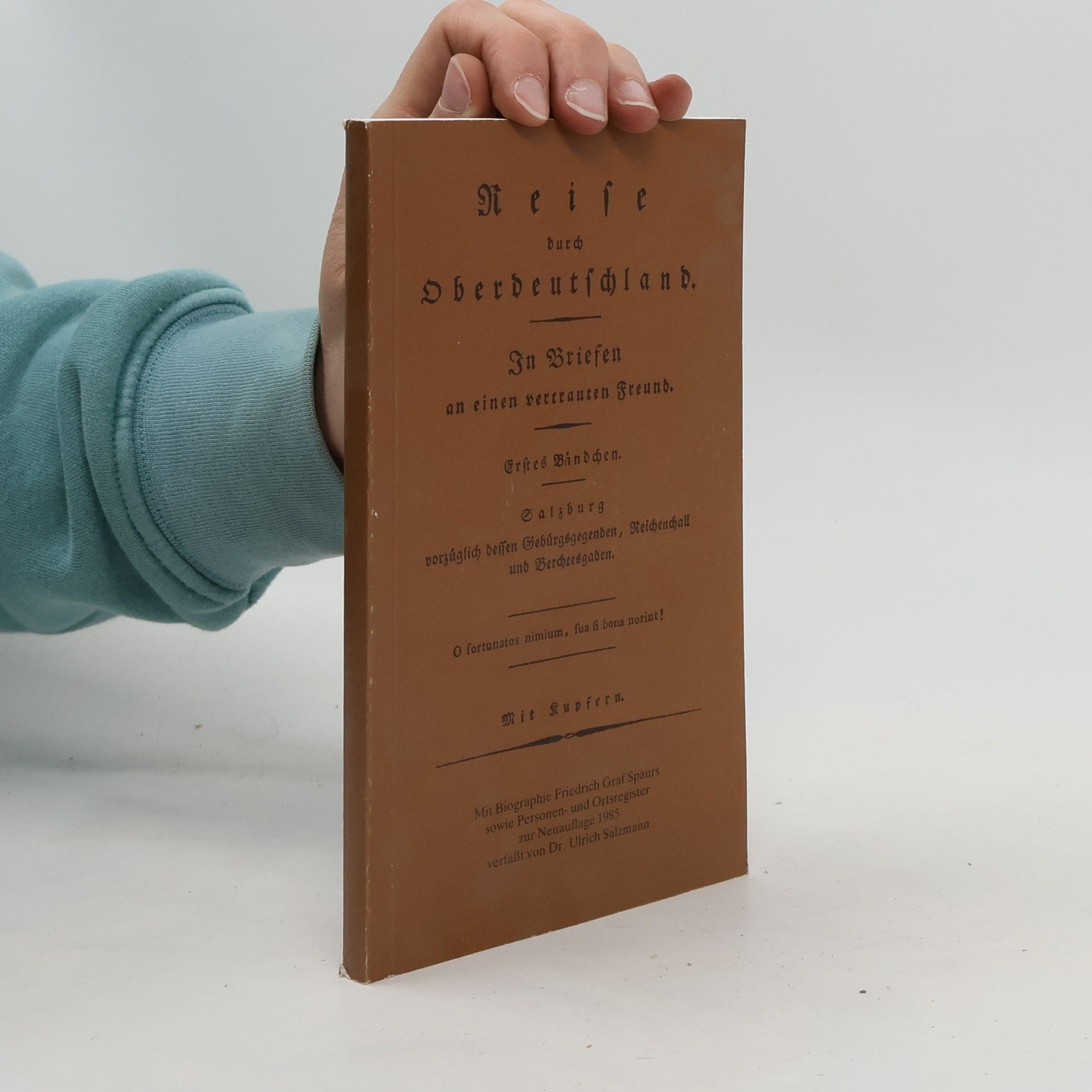 Ulrich Salzmann Reise durch Oberdeutschland