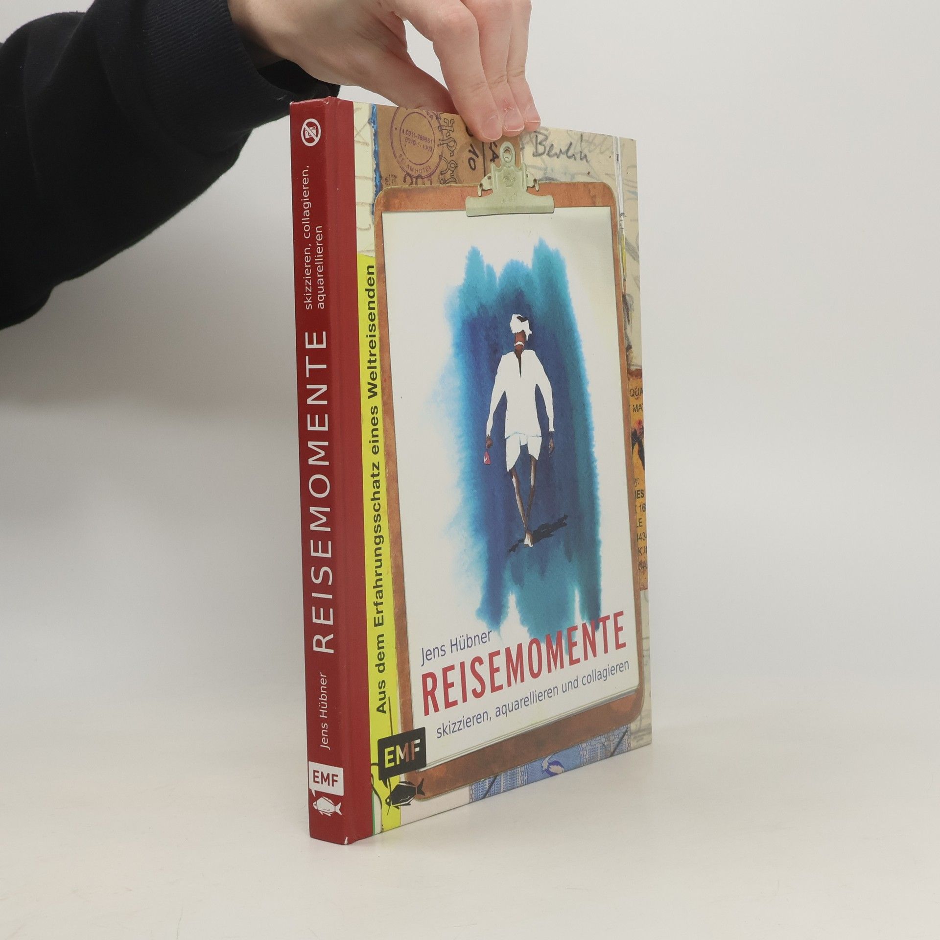 Jens Hübner Reisemomente skizzieren, aquarellieren und collagieren