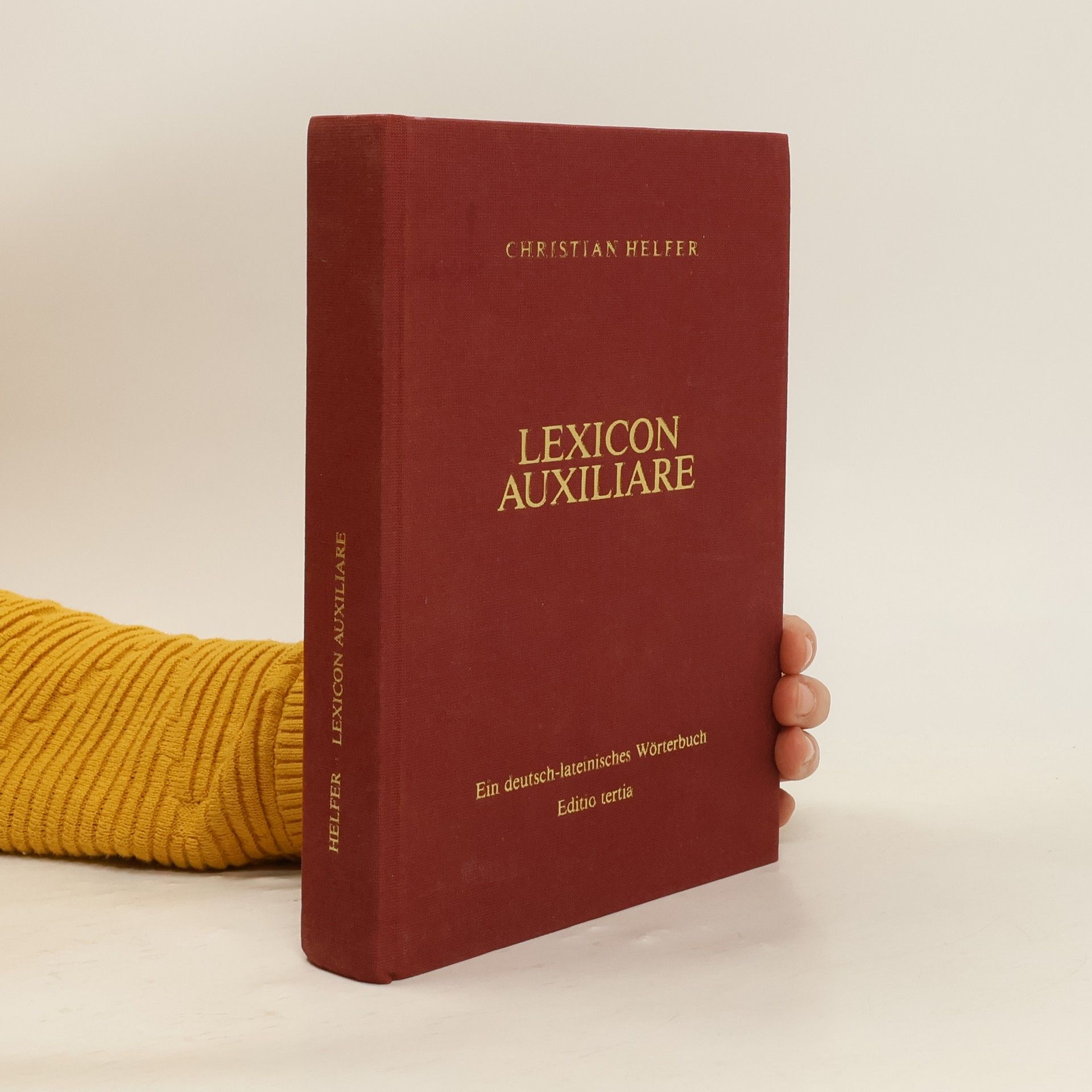 Christian Helfer Lexikon auxiliare – Editio tertia