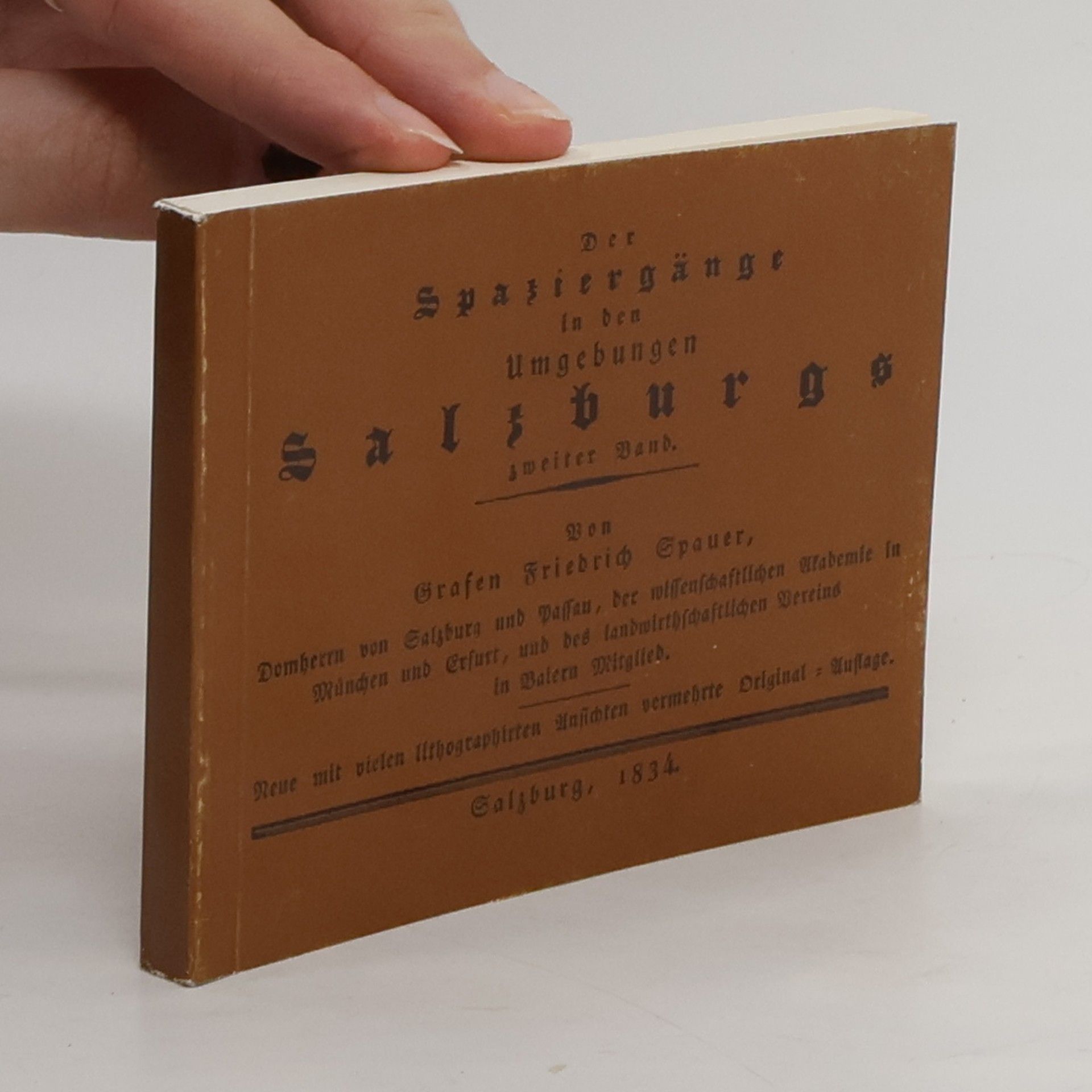 Friedrich Spauer Der Spaziergänge in ben Umgebungen Salzburges 2