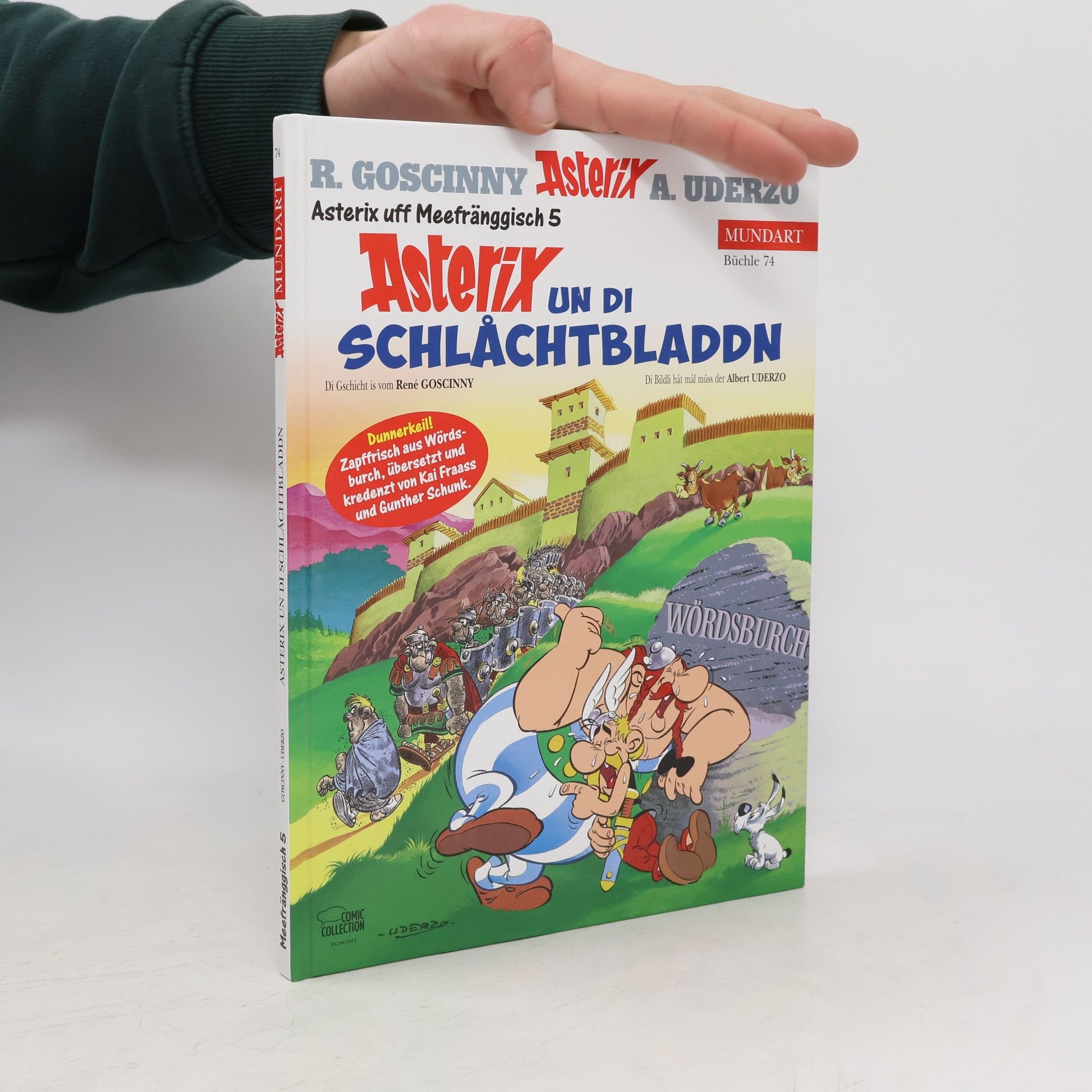 Albert Uderzo Asterix Mundart Meefränggisch V