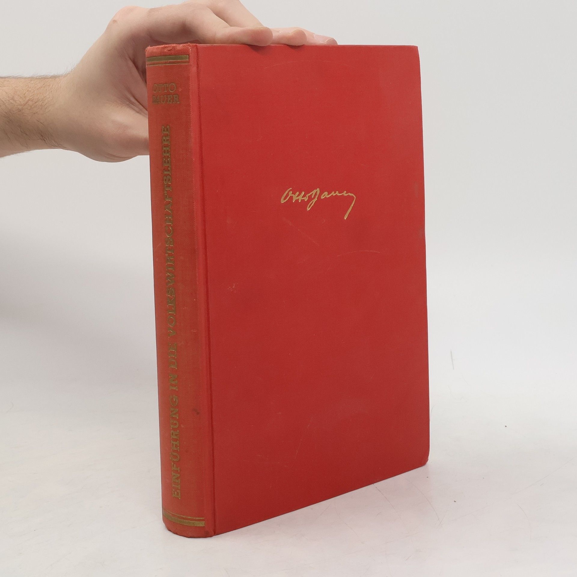 Otto Bauer Einführung in Die Volkswirtschaftslehre