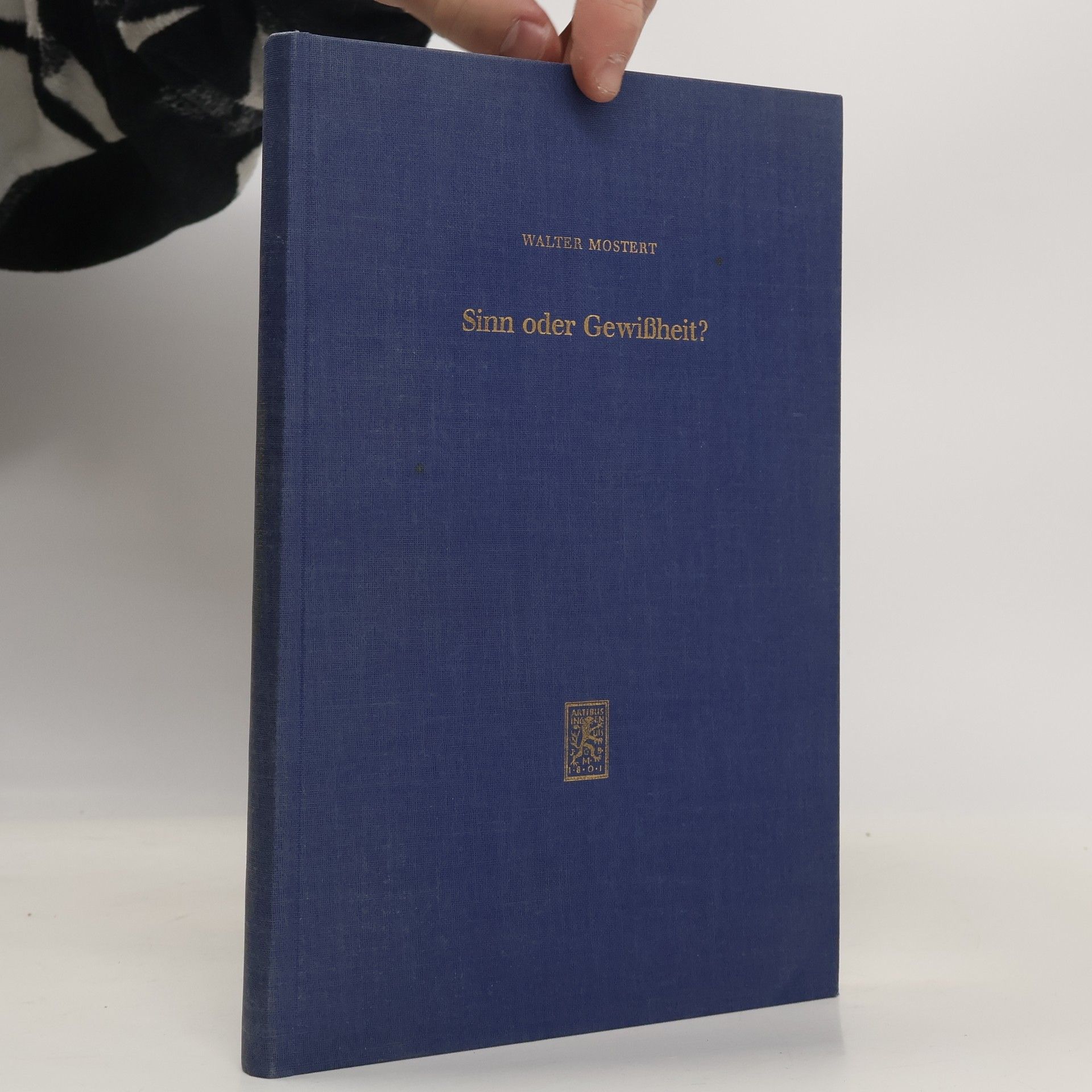 Walter Mostert Sinn oder Gewissheit?