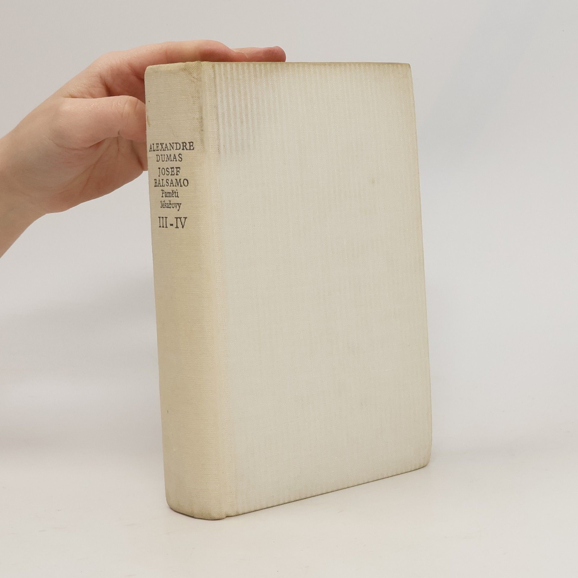 Alexandre Dumas Josef Balsamo III-IV. Paměti lékařovi