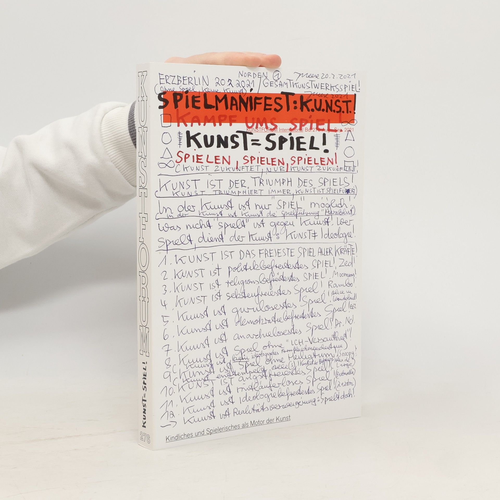 Autorenkollektiv Spielmanifest: K.U.N.S.T.! Aug-Sep 2021