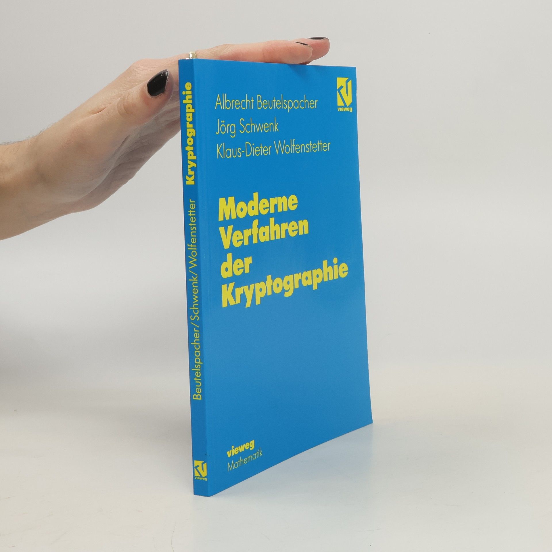 Albrecht Beutelspacher Moderne Verfahren der Kryptographie