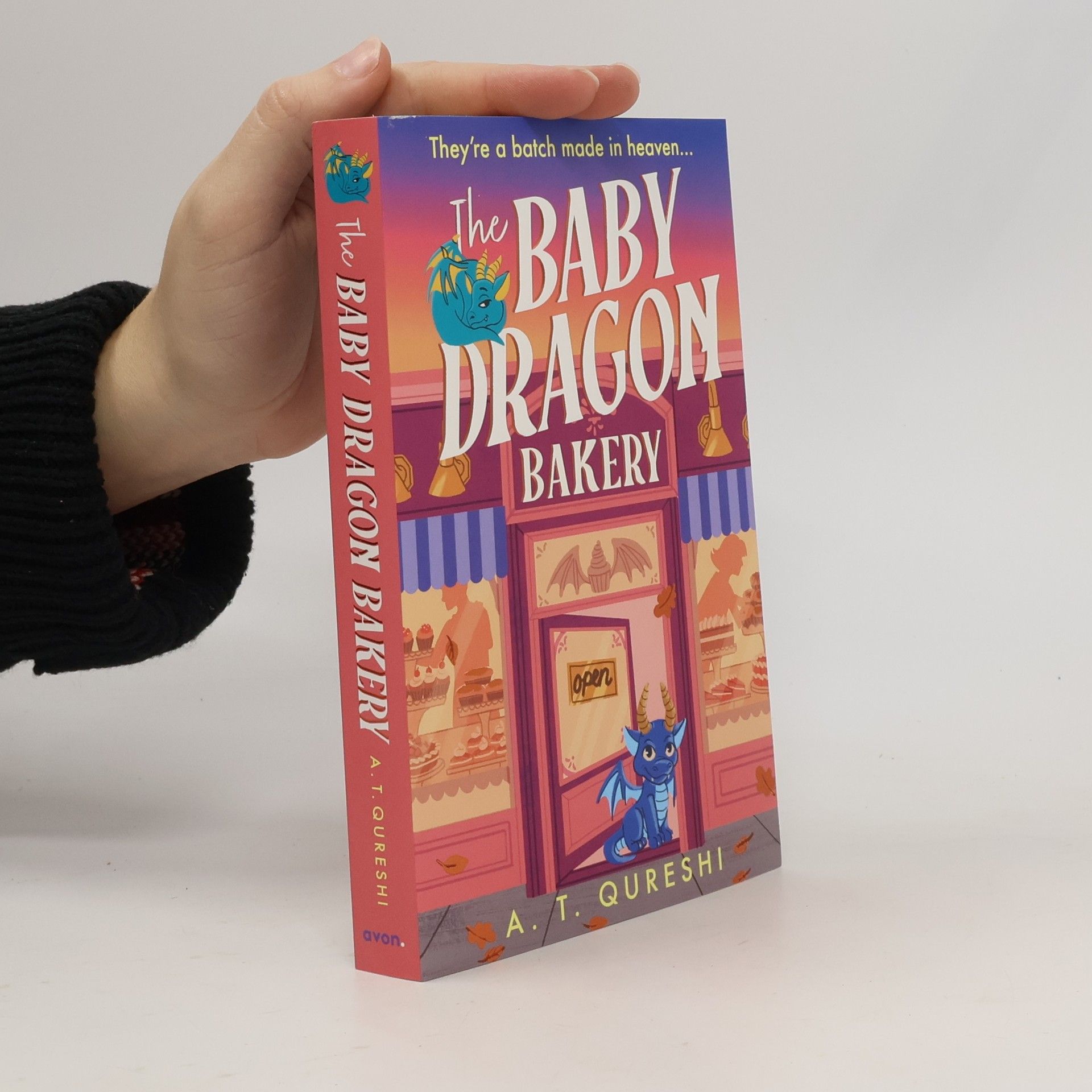 A. T. Qureshi The Baby Dragon Bakery: THE coziest friends-to-lovers fantasy romance of 2025
