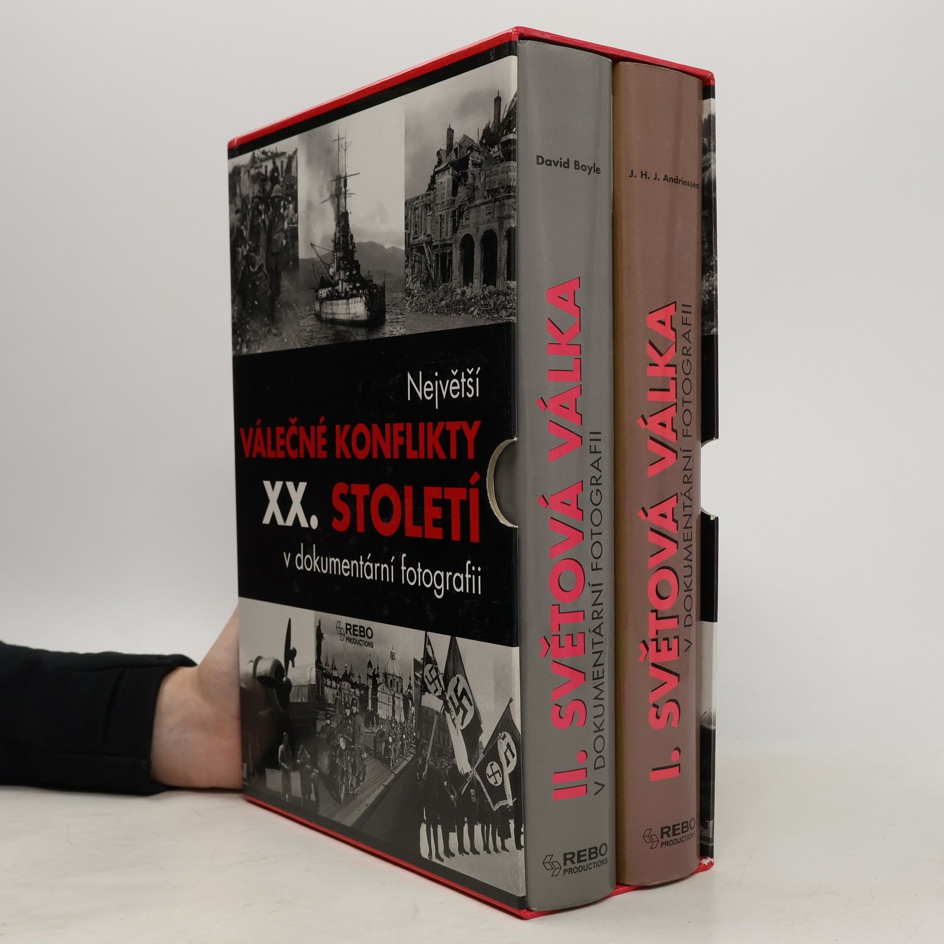 I. a II. světová válka v dokumentární fotografii (2 svazky + BOX)