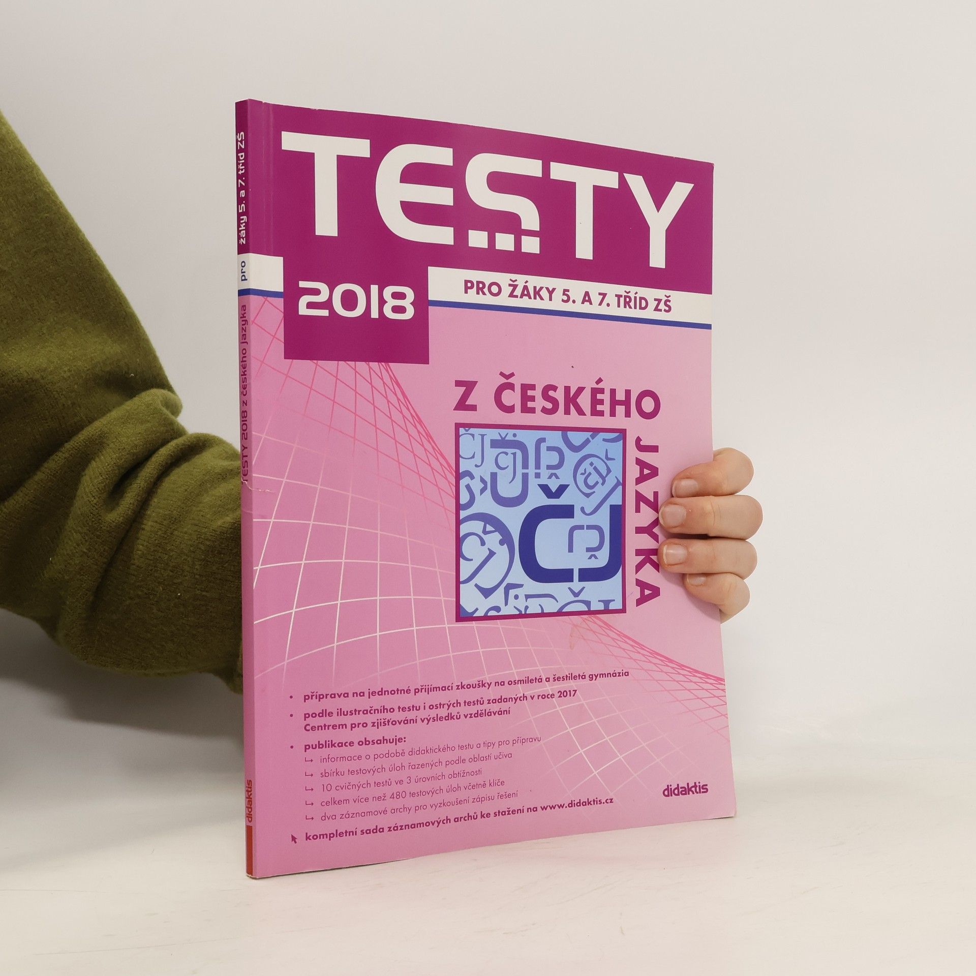 Testy 2018 pro žáky 5. a 7. tříd ZŠ z českého jazyka